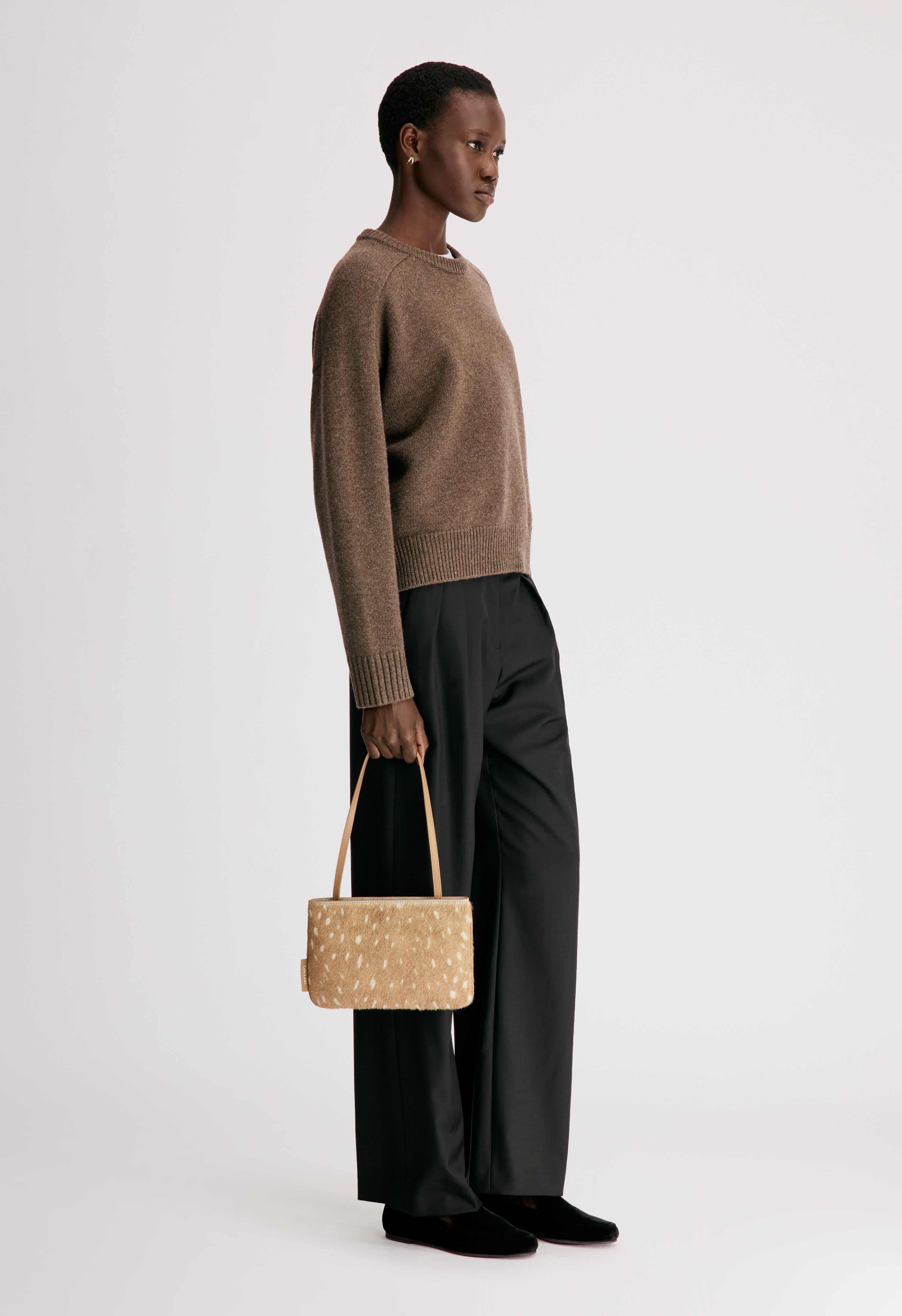 BREHA Pull en laine et cachemire mélangés