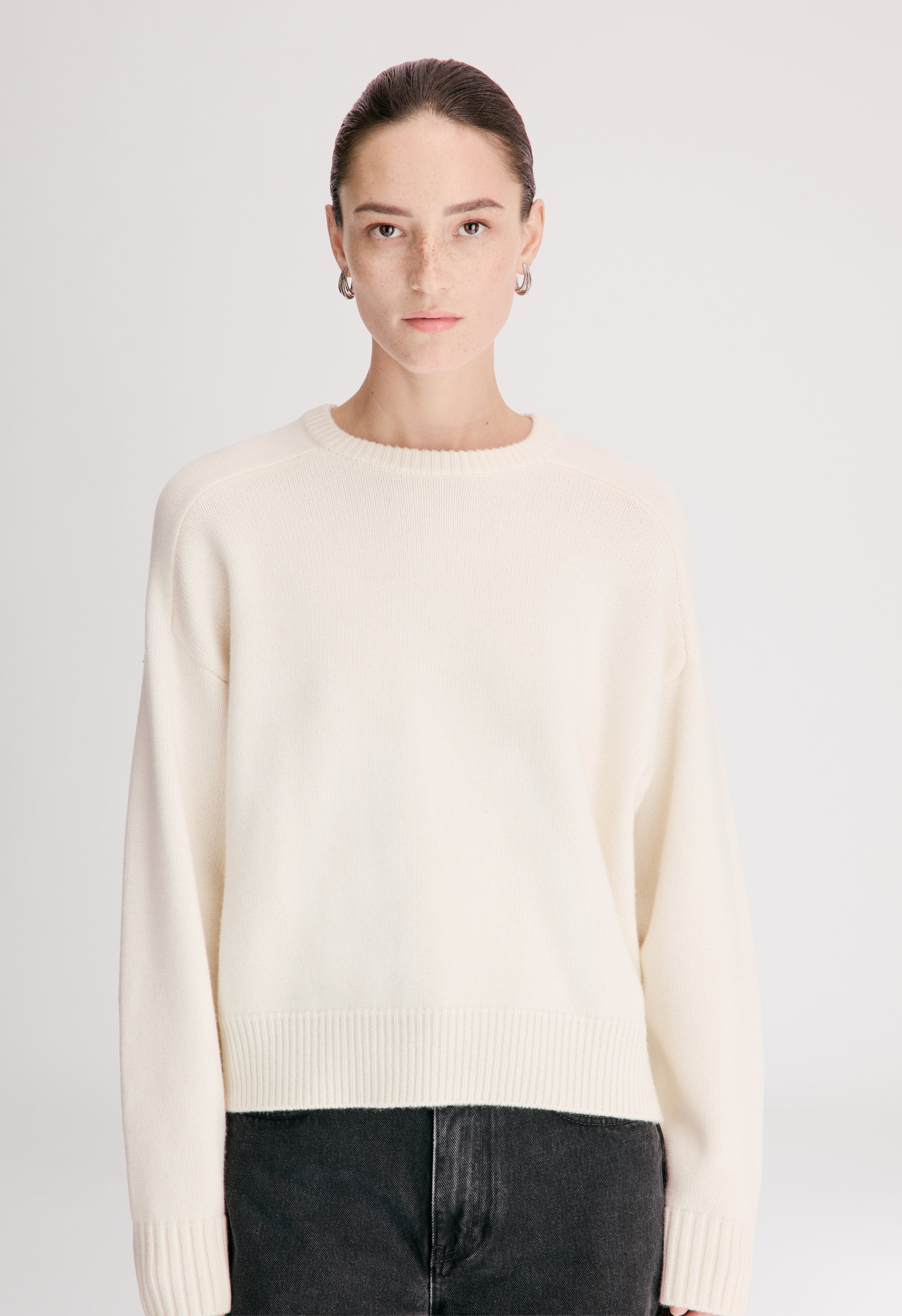 BREHA Pull en laine et cachemire mélangés