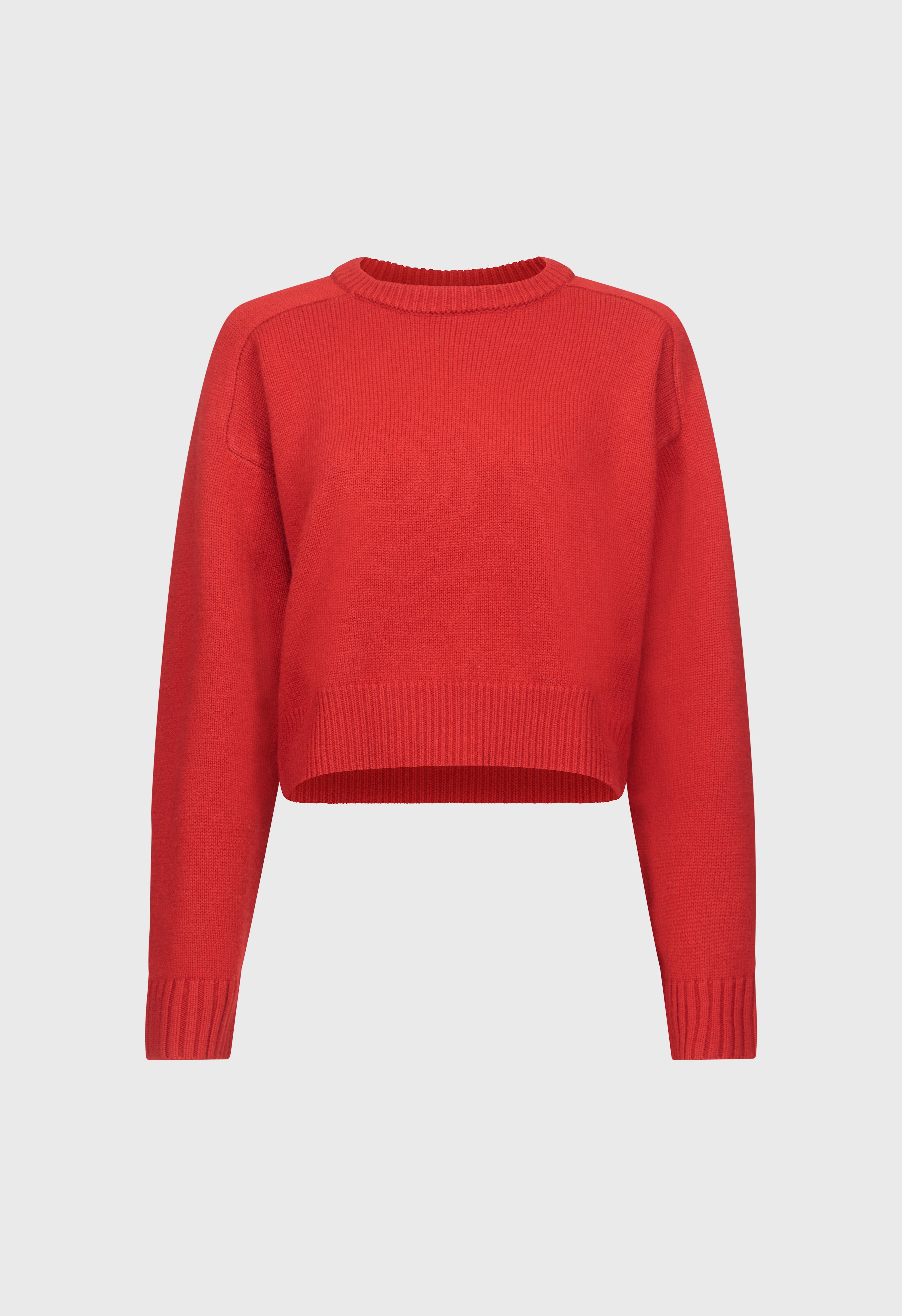 BRUZZI LDS Boxy cashmere sweater