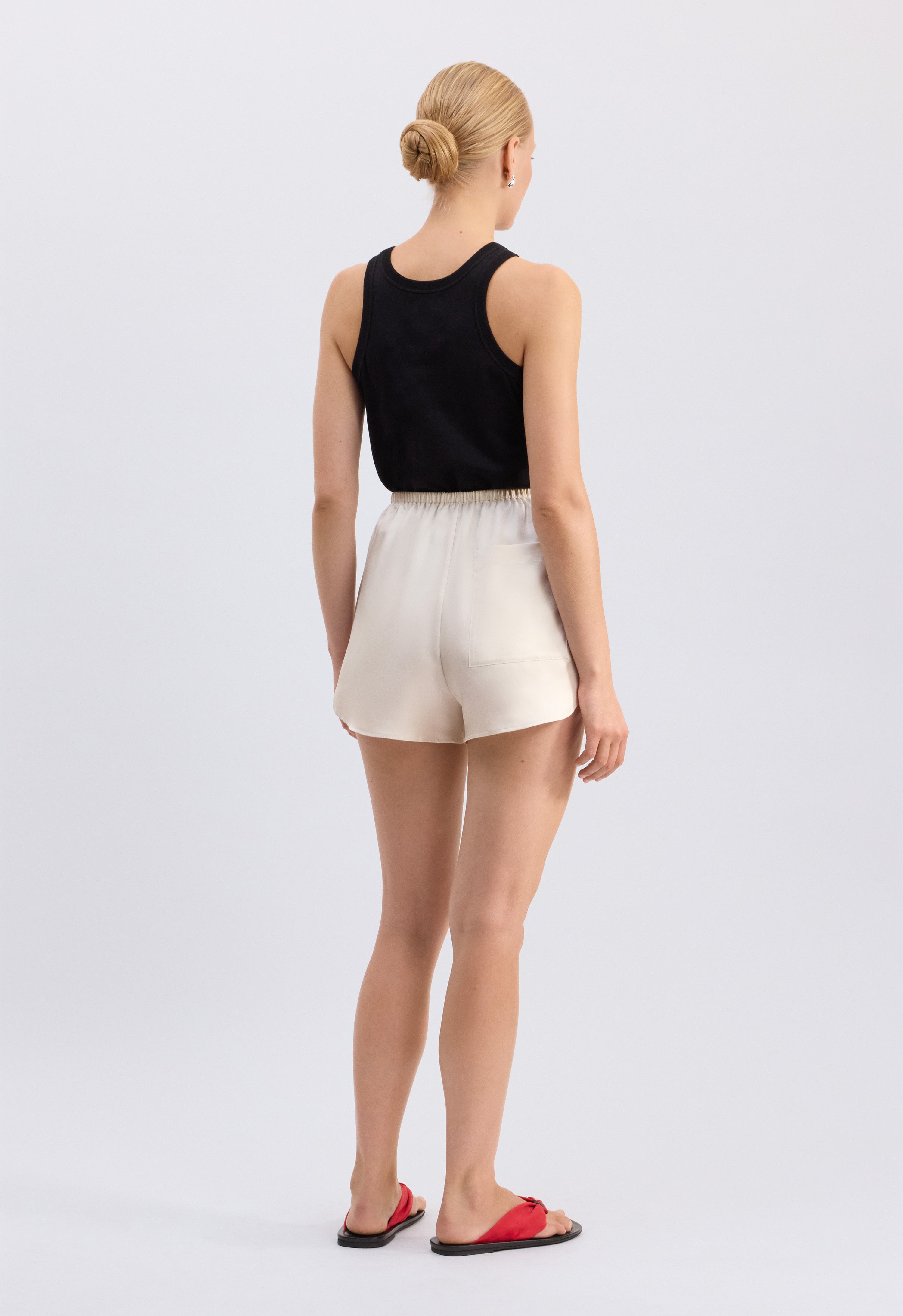 CABO Elasticated silk shorts