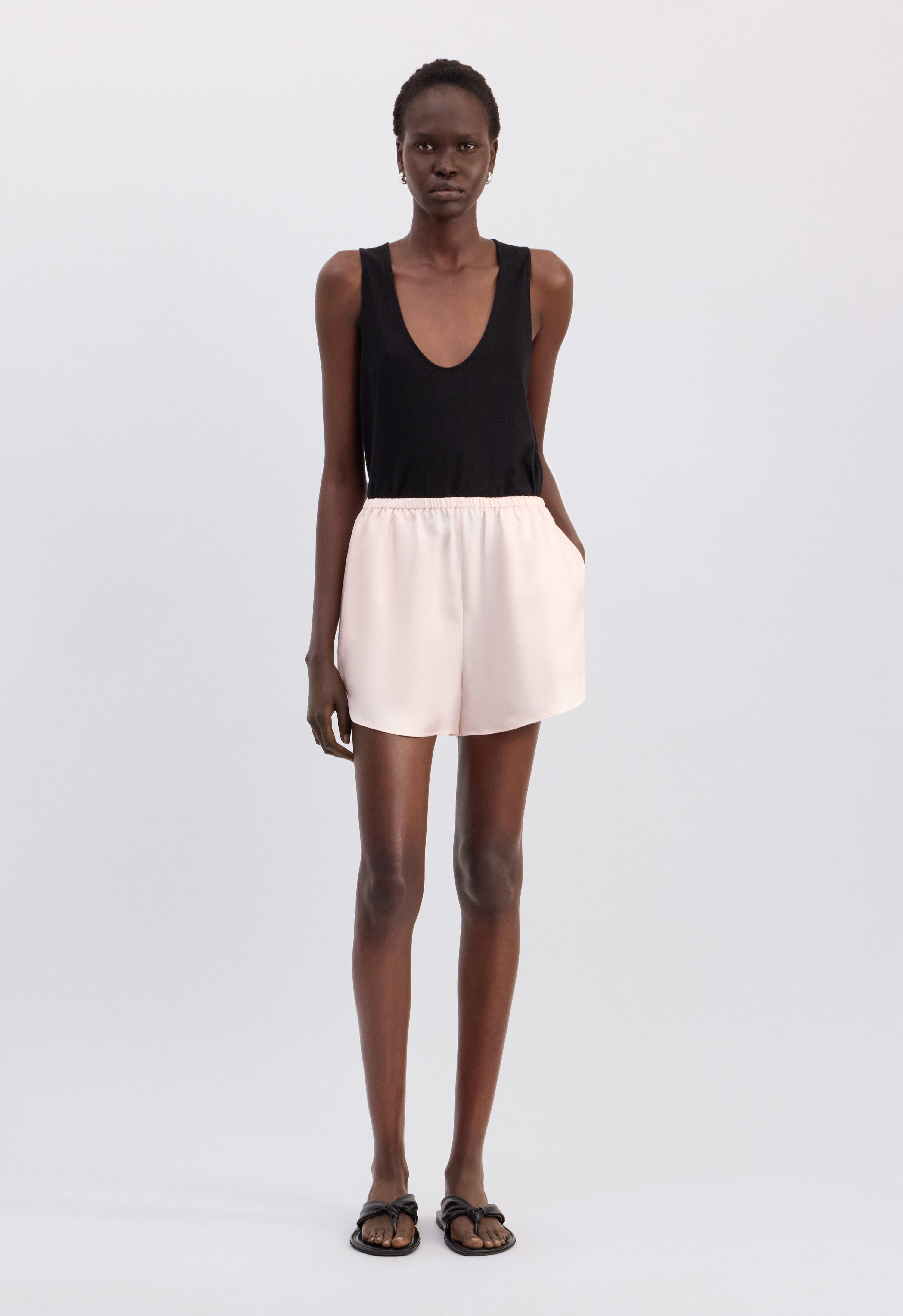 CABO Elasticated silk shorts