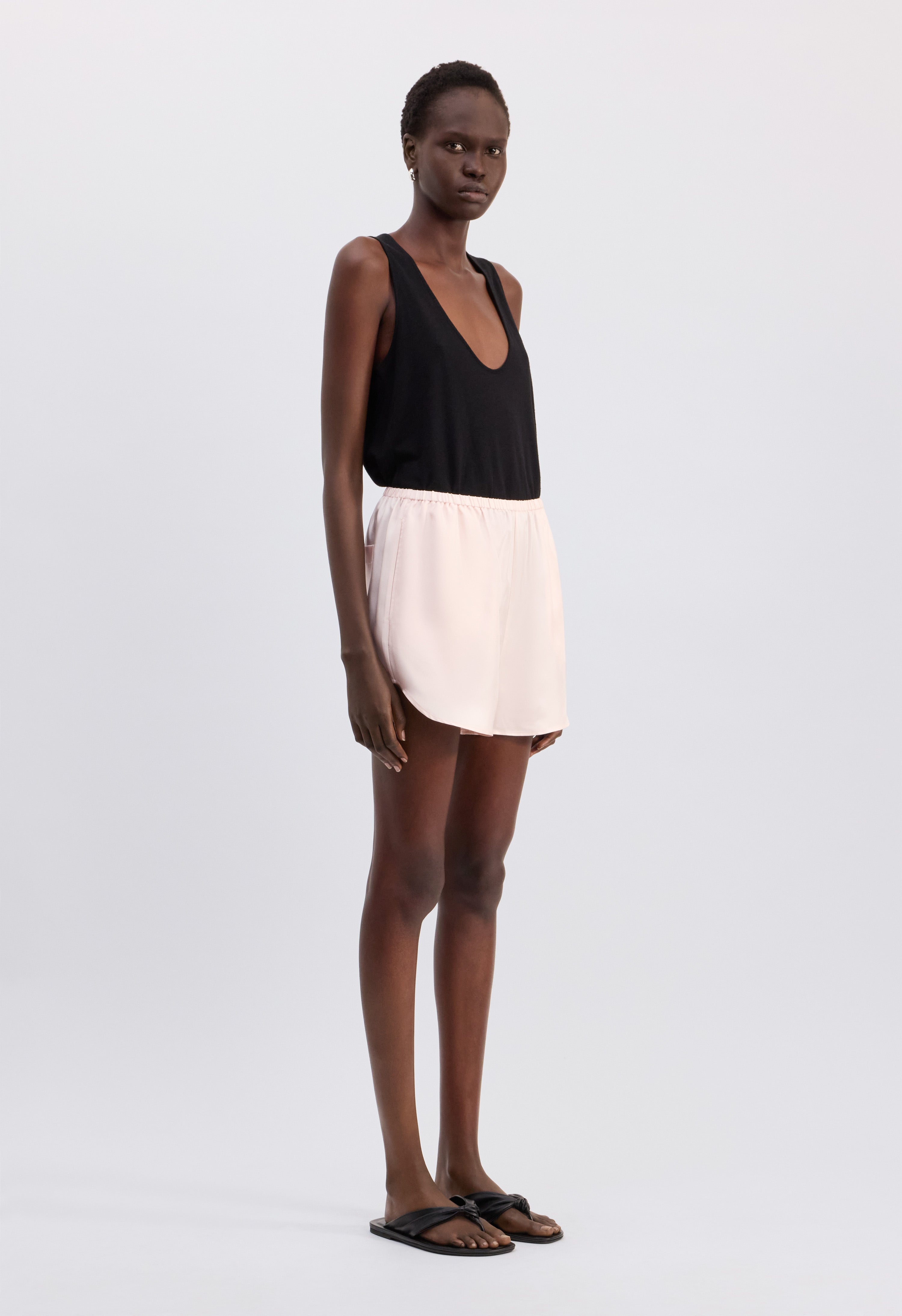 CABO Elasticated silk shorts