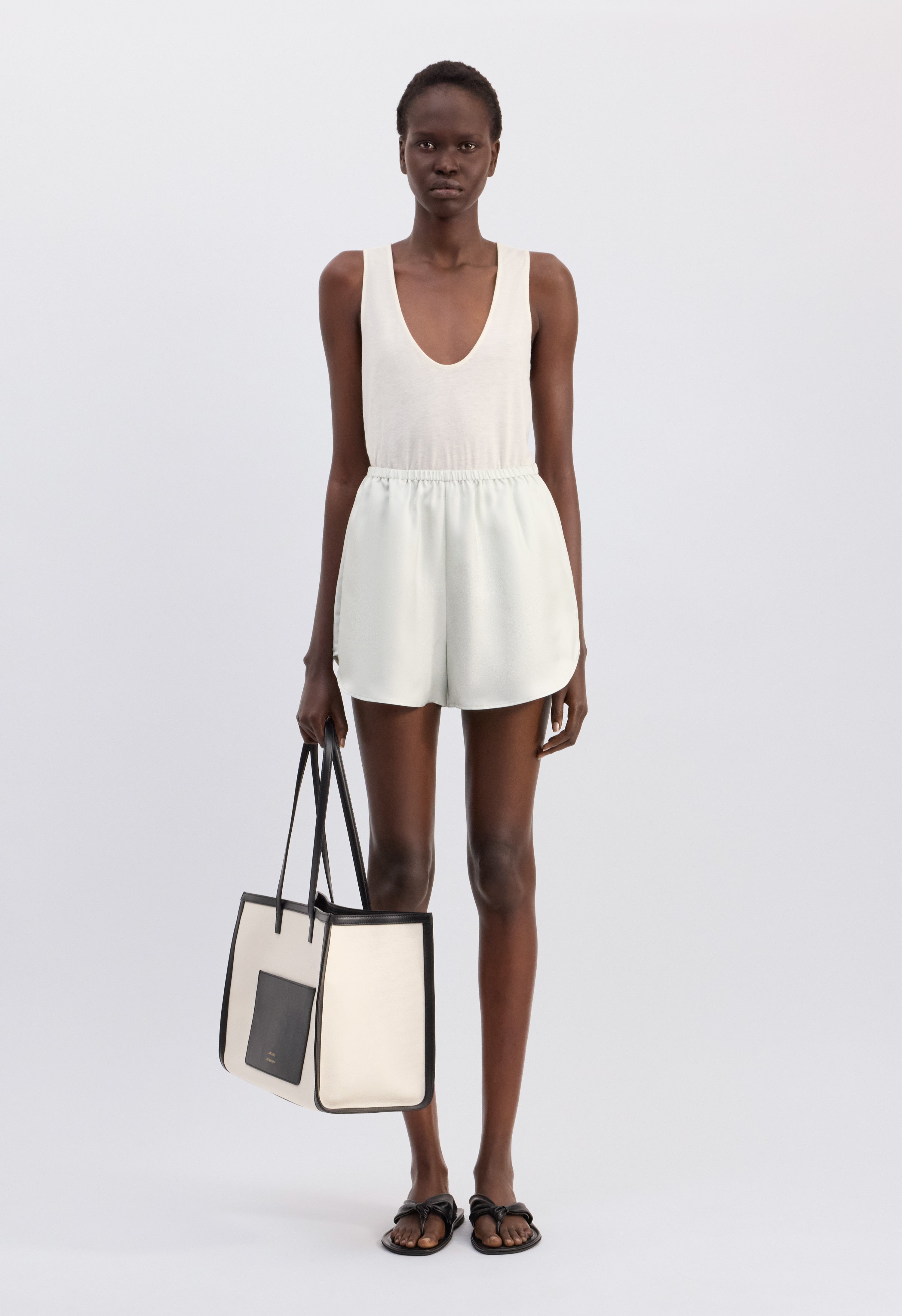 CABO Elasticated silk shorts