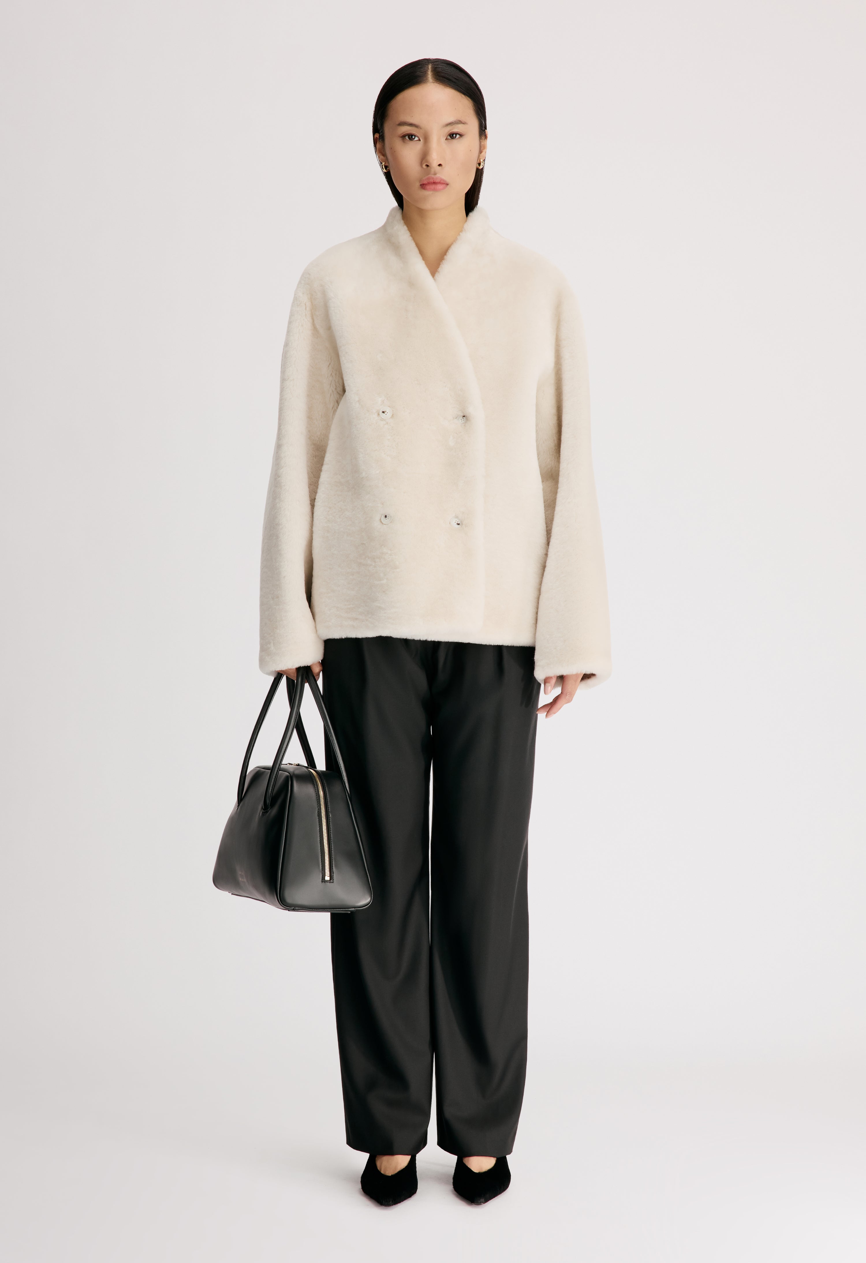 CATHERINE Reversible merino shearling jacket