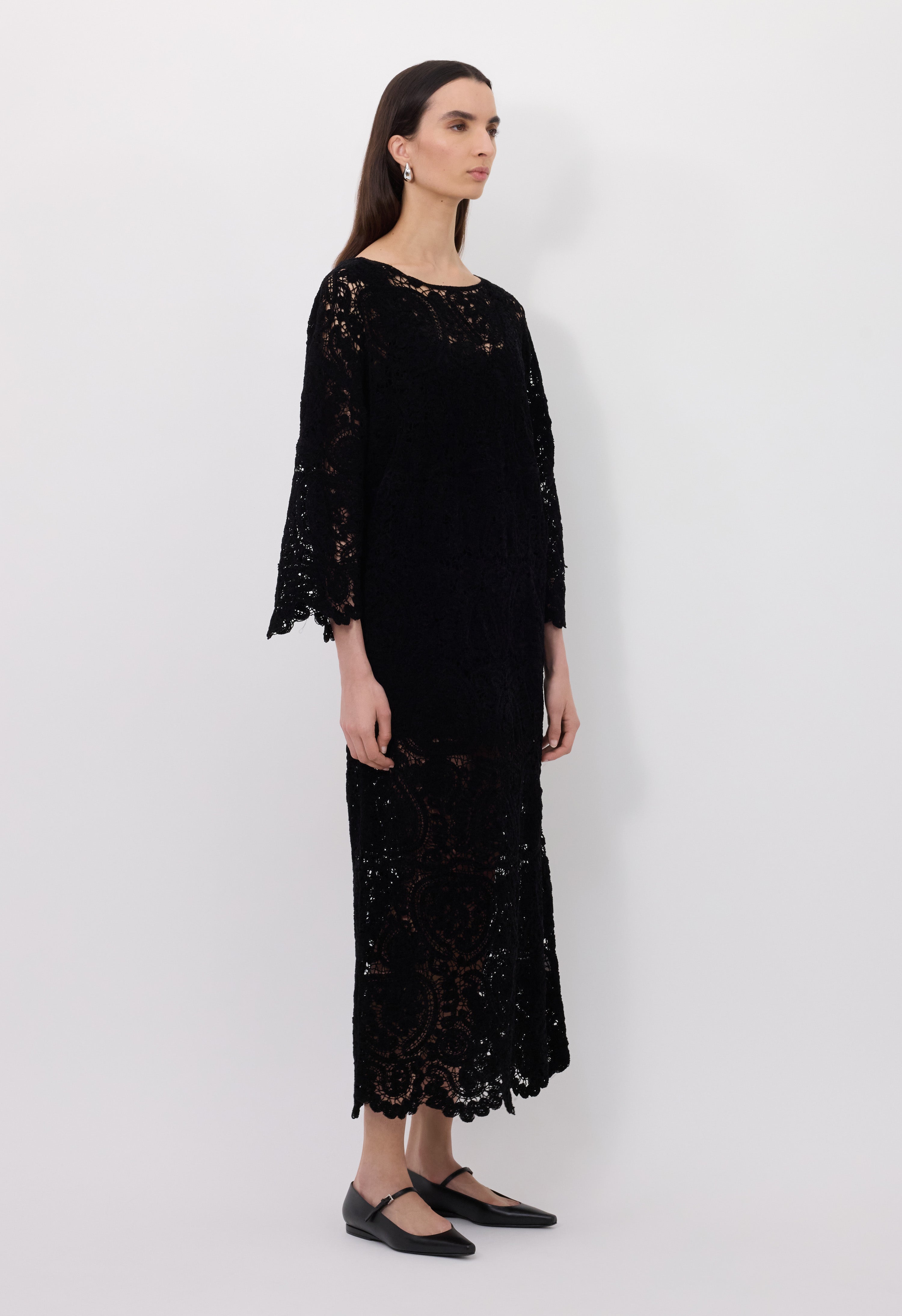 CIKO Velvet silk knit dress