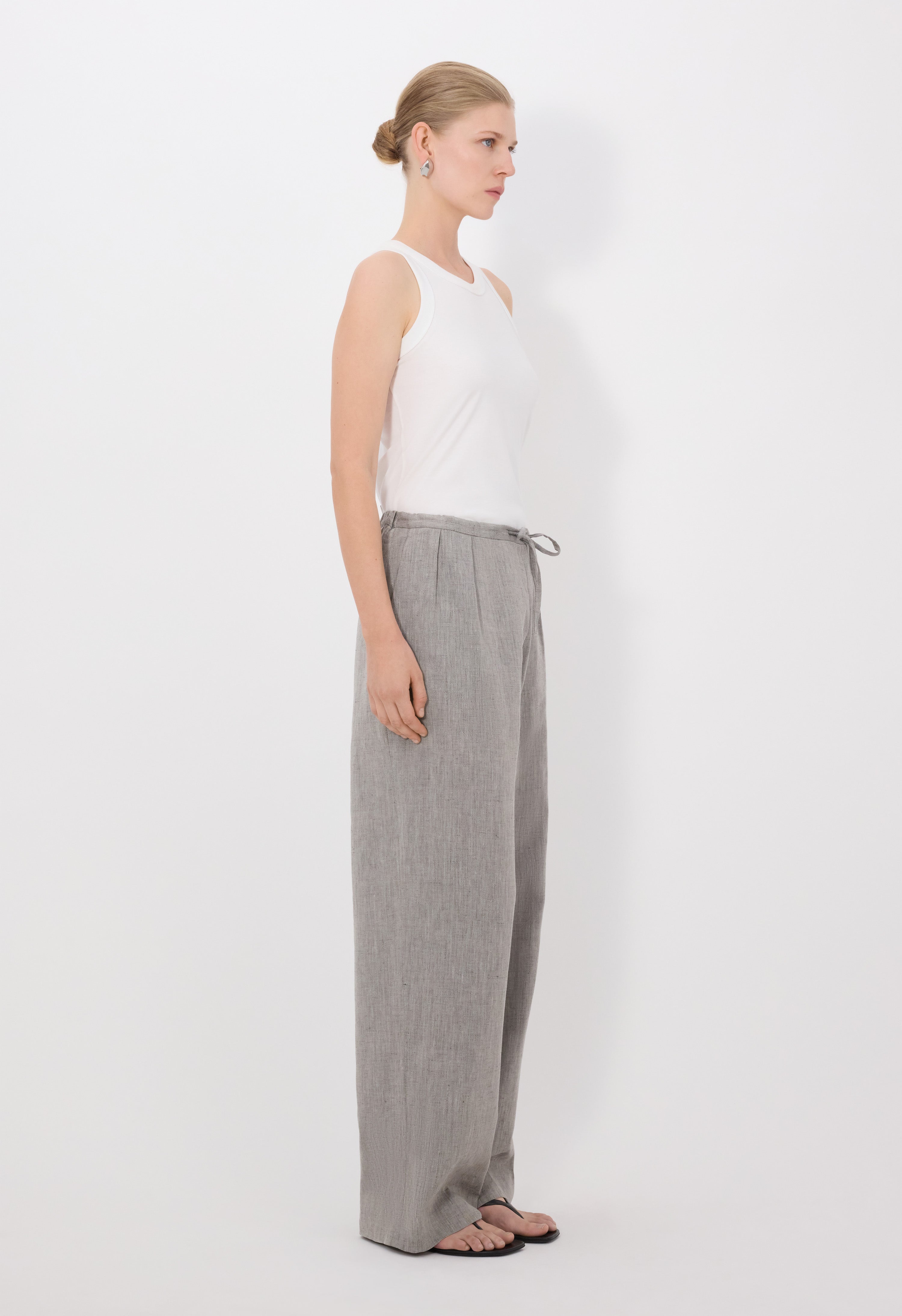 CLARK Pleated trousers