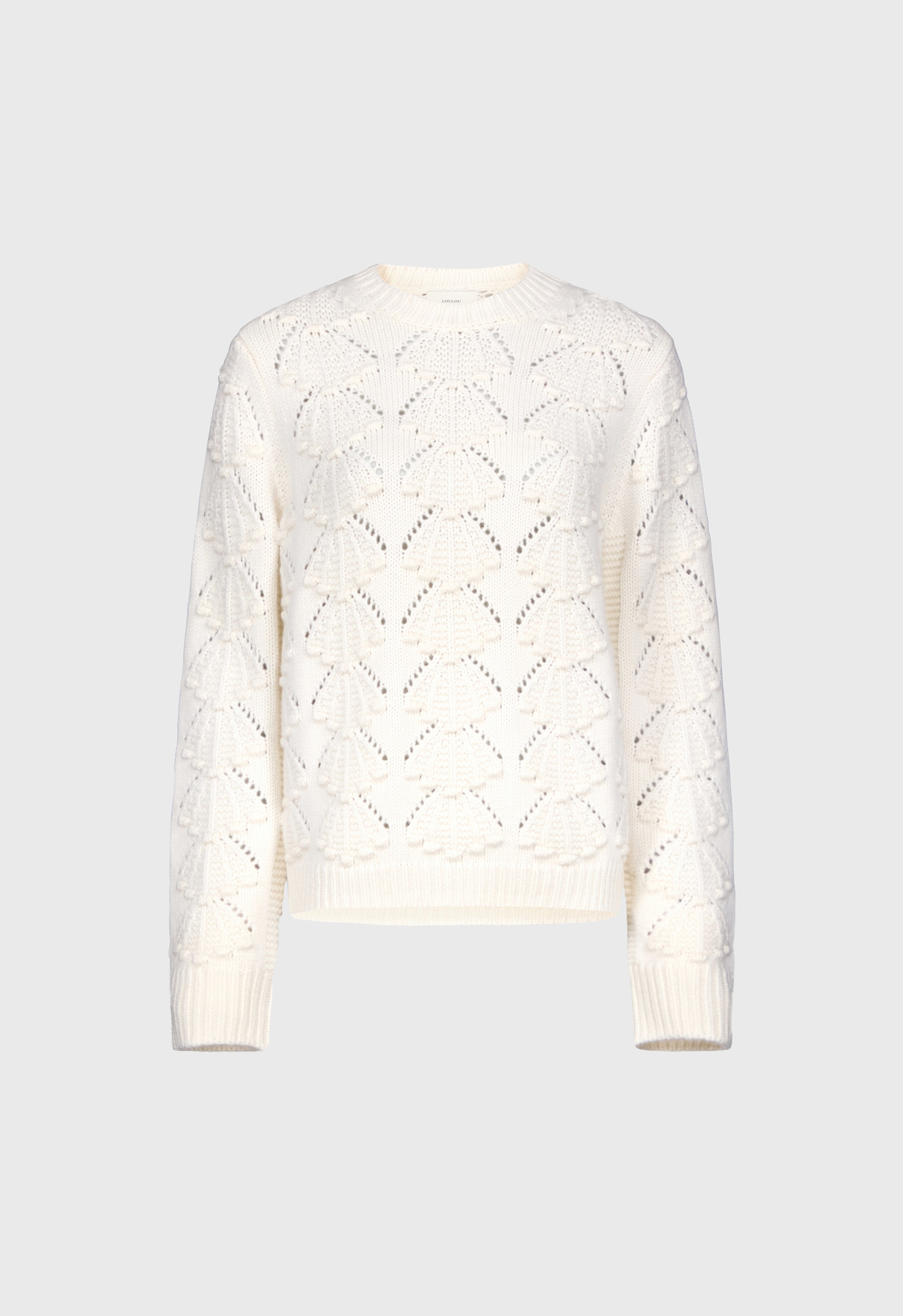 CLYDE Cashmere crochet sweater