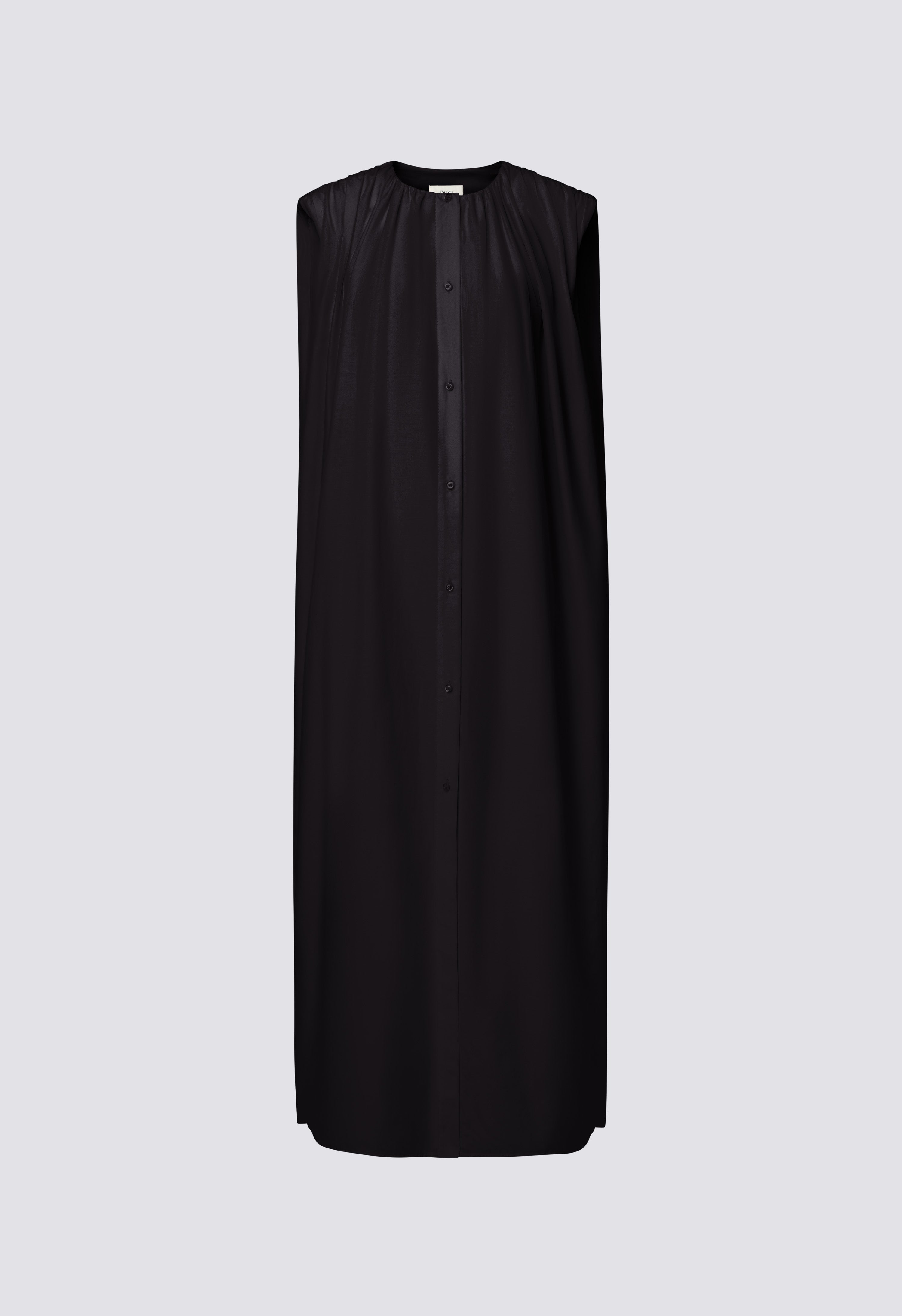 CORA Midi cotton silk voile dress
