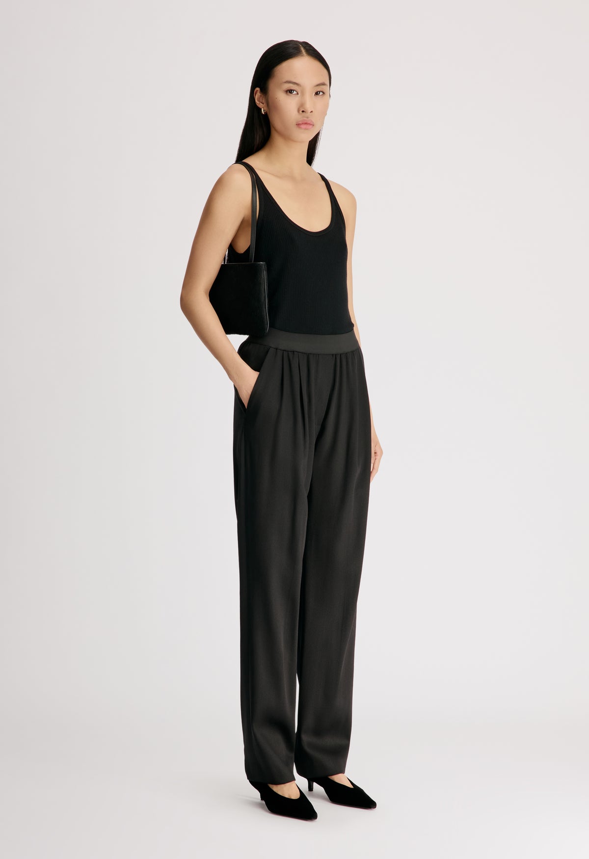 DAN Pantalon taille élastique