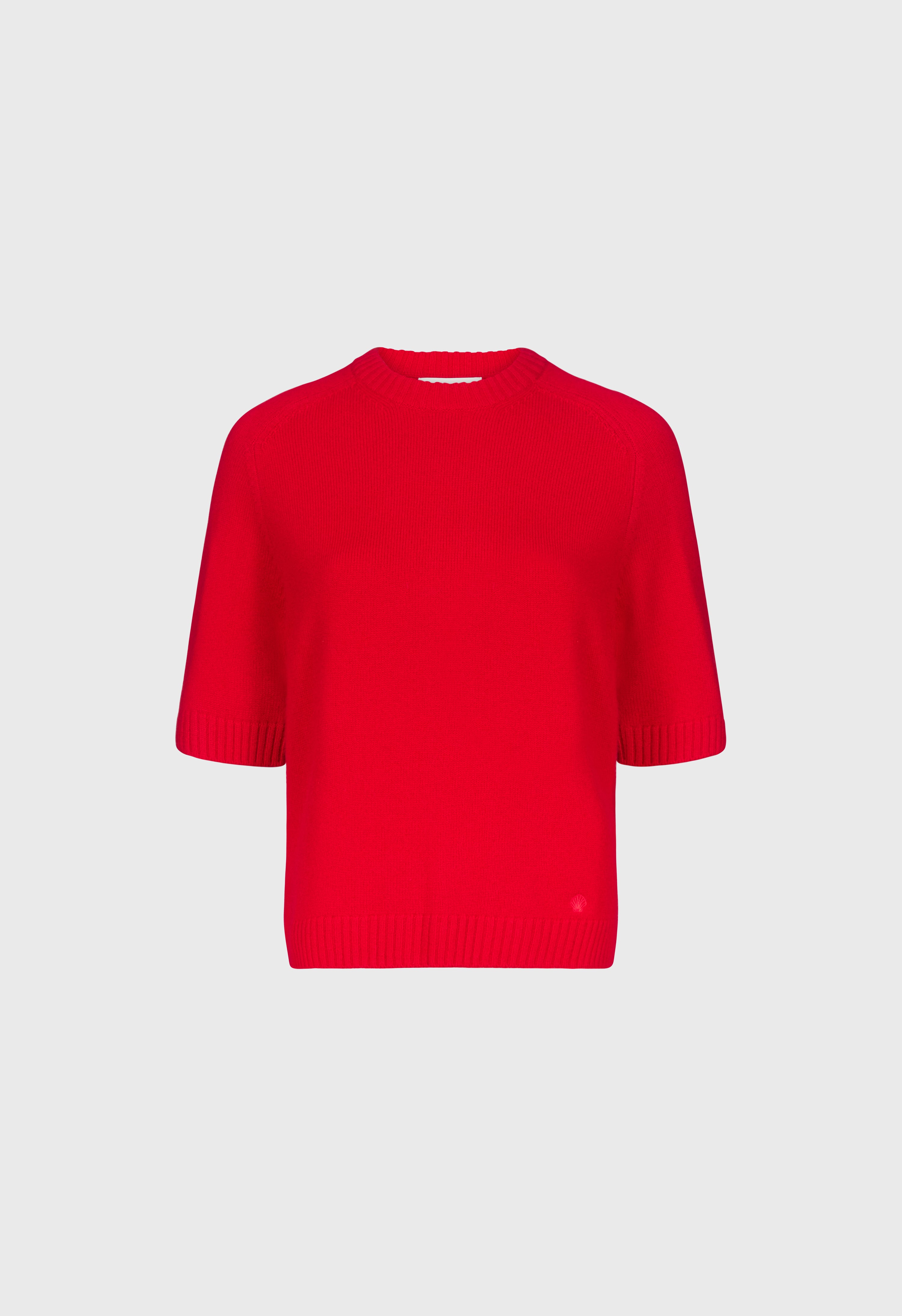 DARA Short-sleeve cashmere top