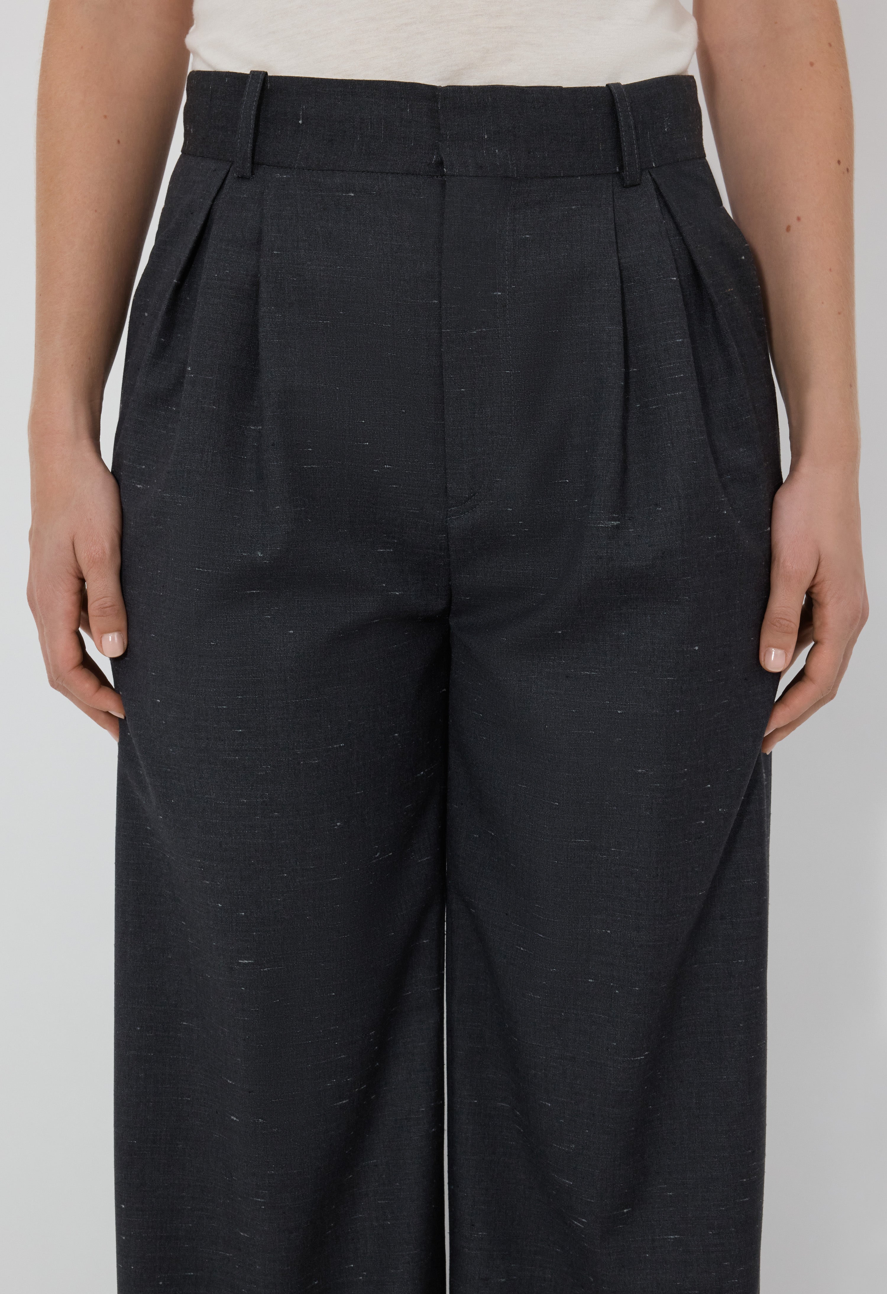 DAVY Pantalon oversize à plis