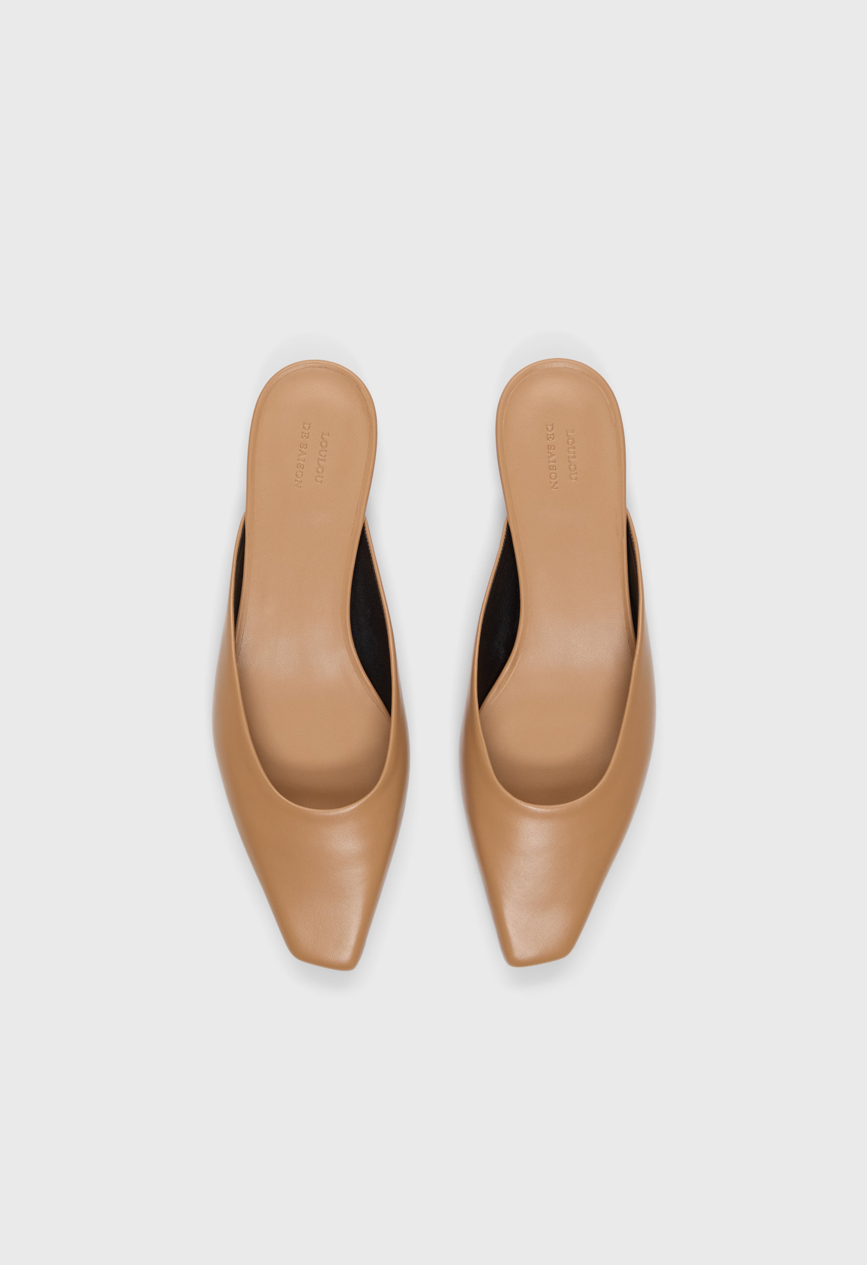 DIANE Calf leather mules