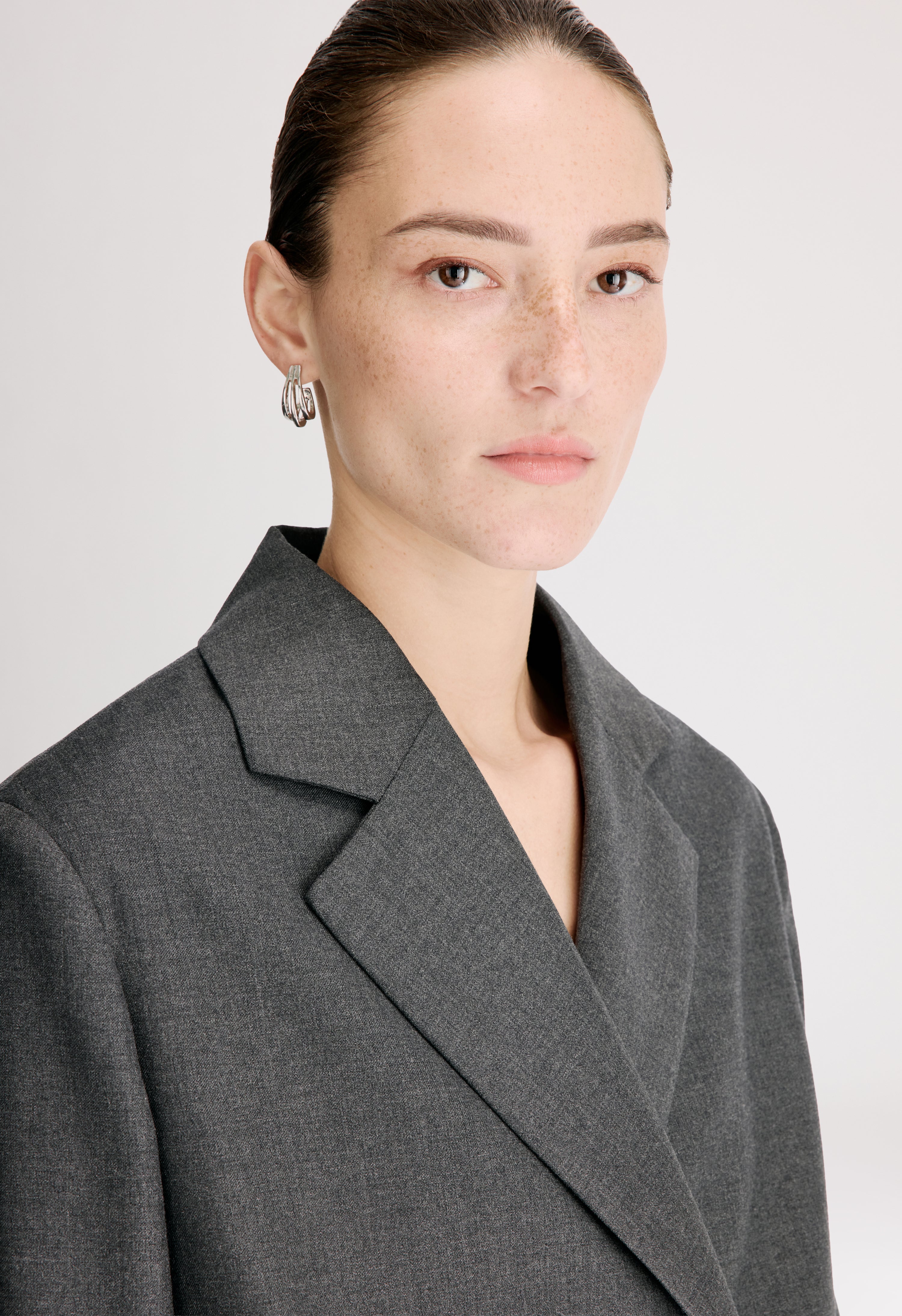 DONAU LDS Double breasted virgin wool jacket