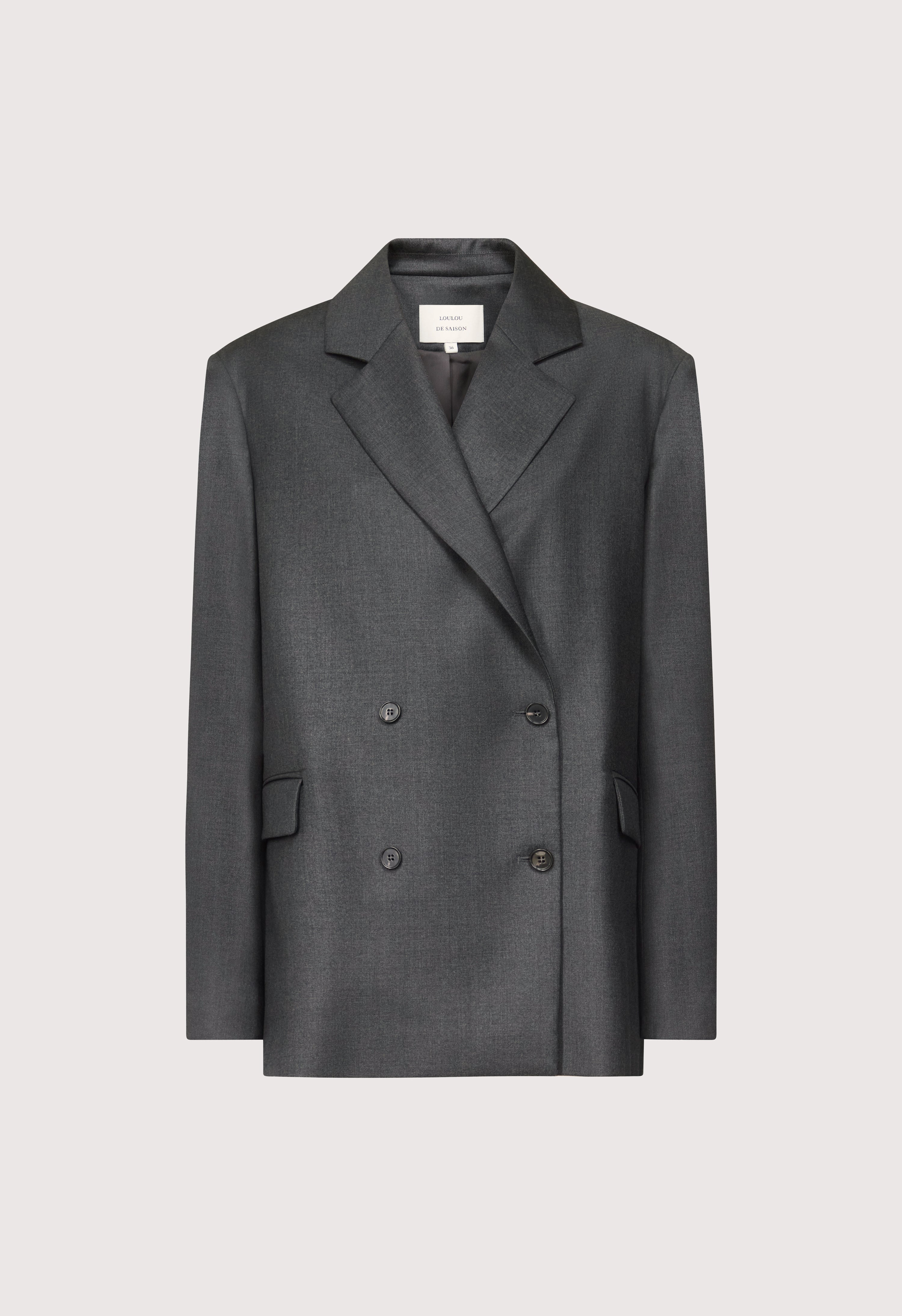 DONAU LDS Double breasted virgin wool jacket