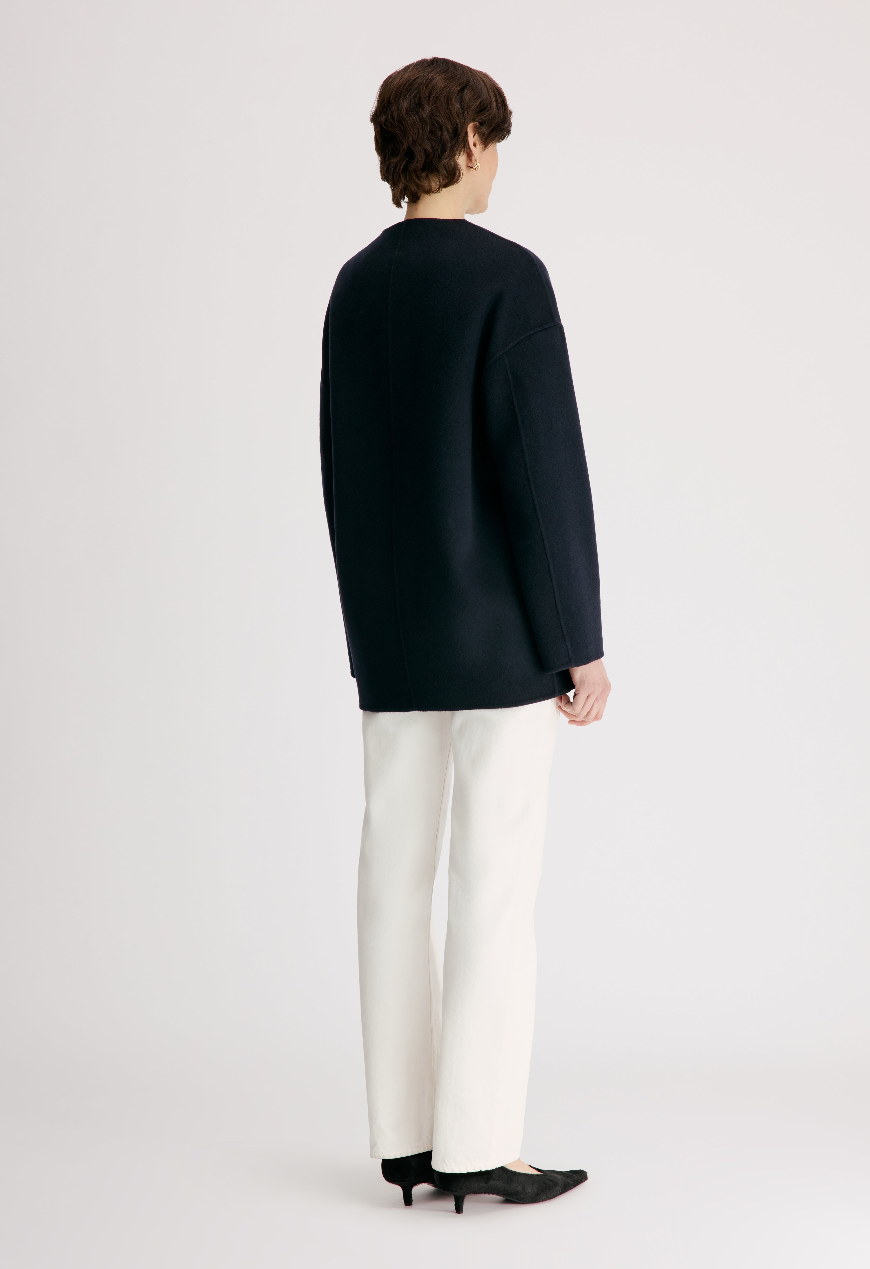 DUNNE LDS Oval-shaped short coat