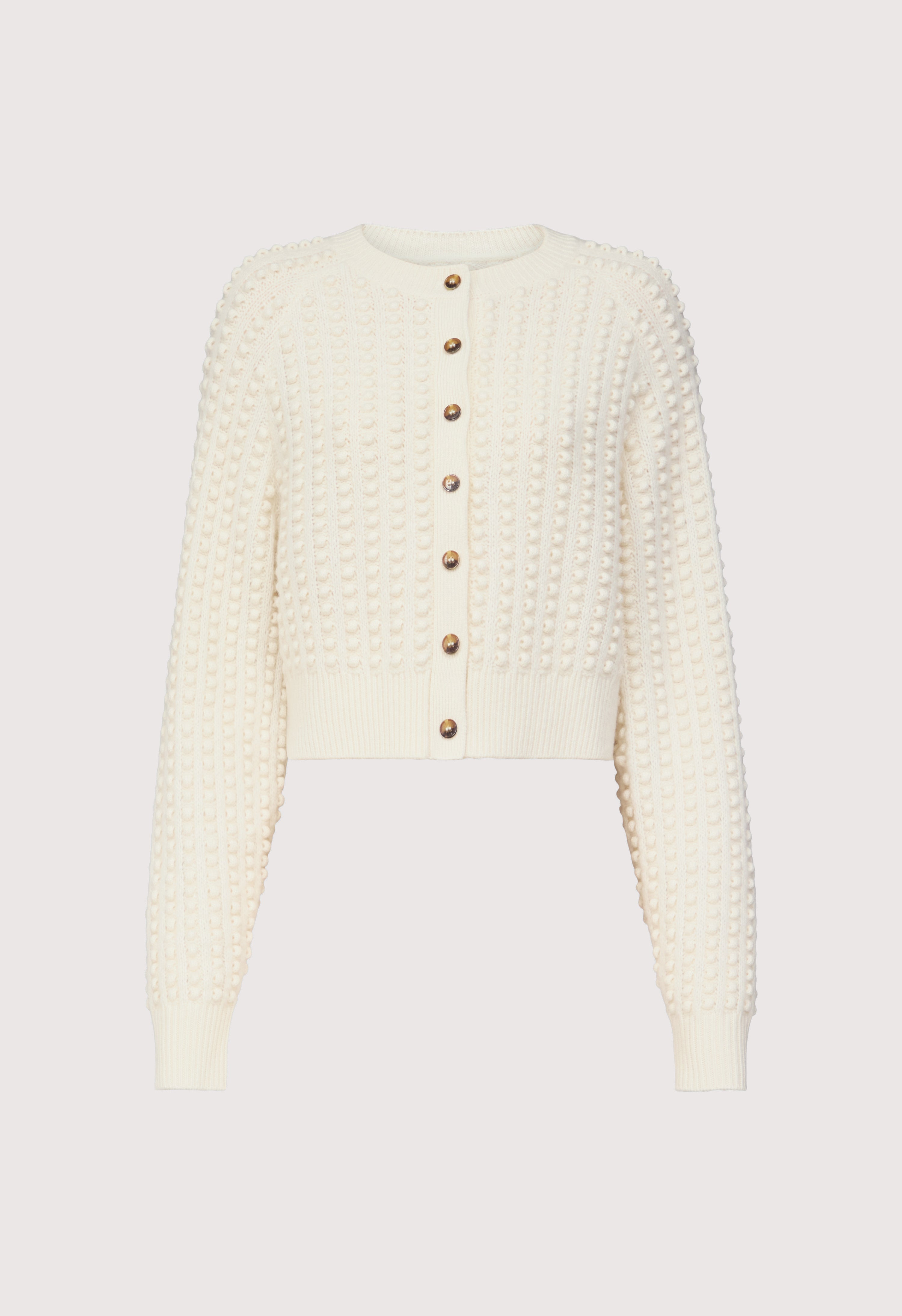 EDIE Bubble stitch cardigan