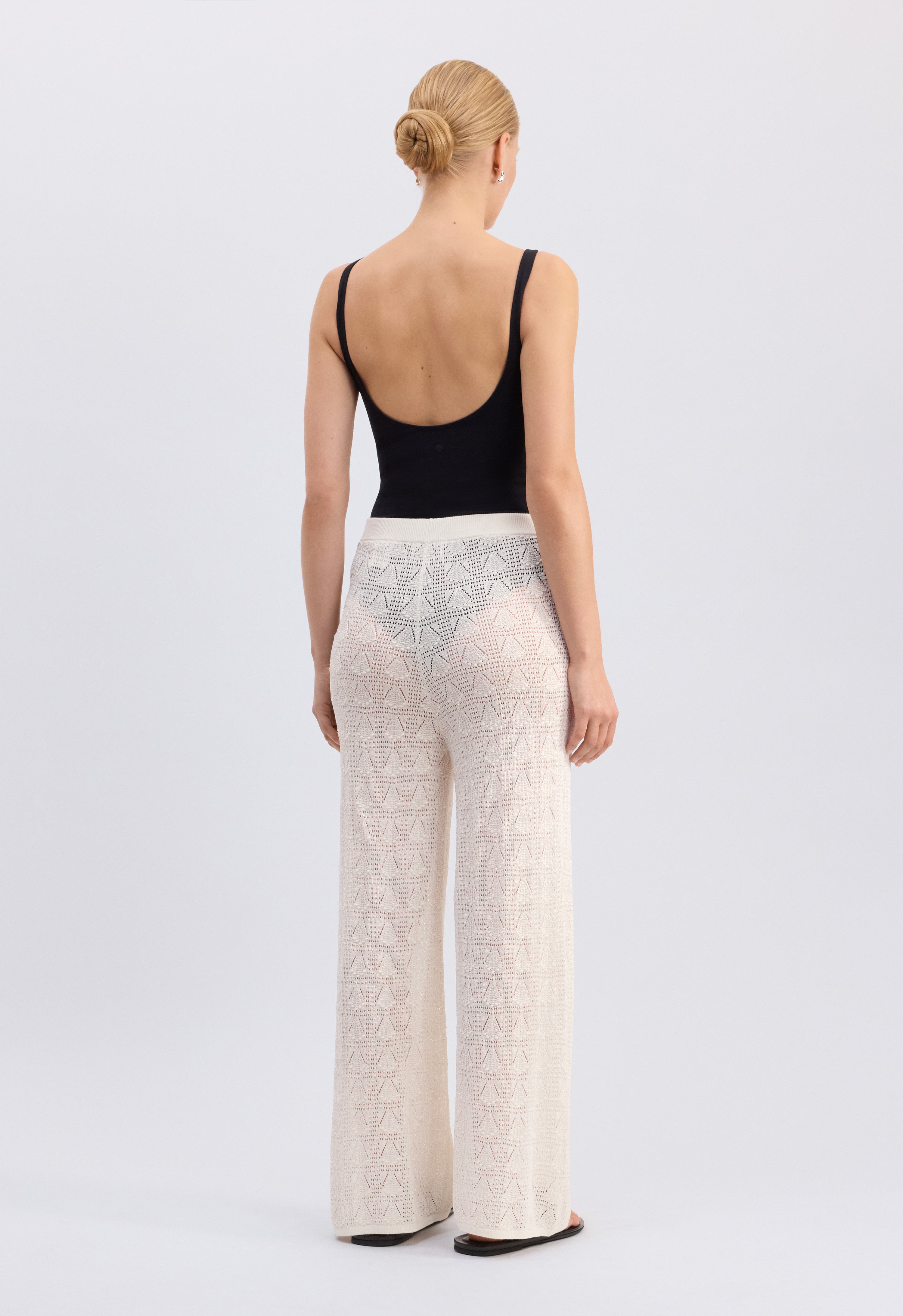 EGEO Pantalon à la taille élastique