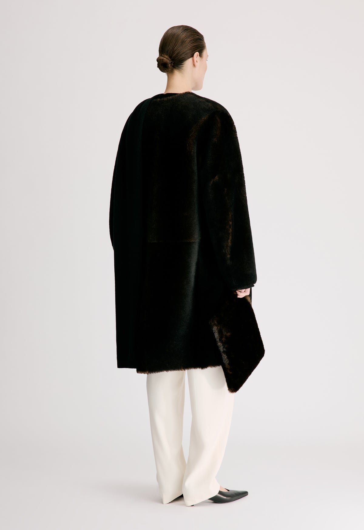 ELBA Reversible merino shearling coat