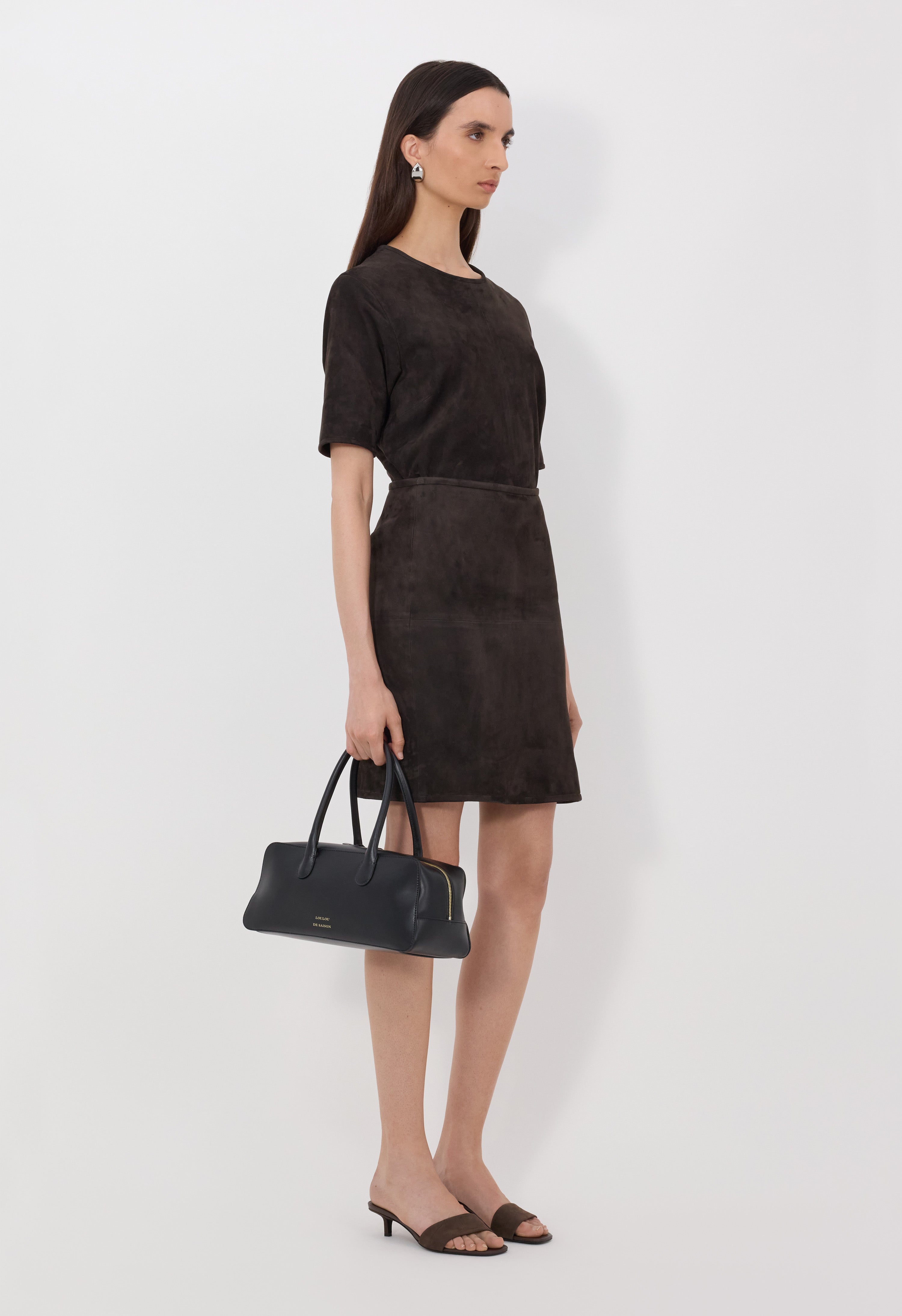 ENGEL Suede pencil skirt