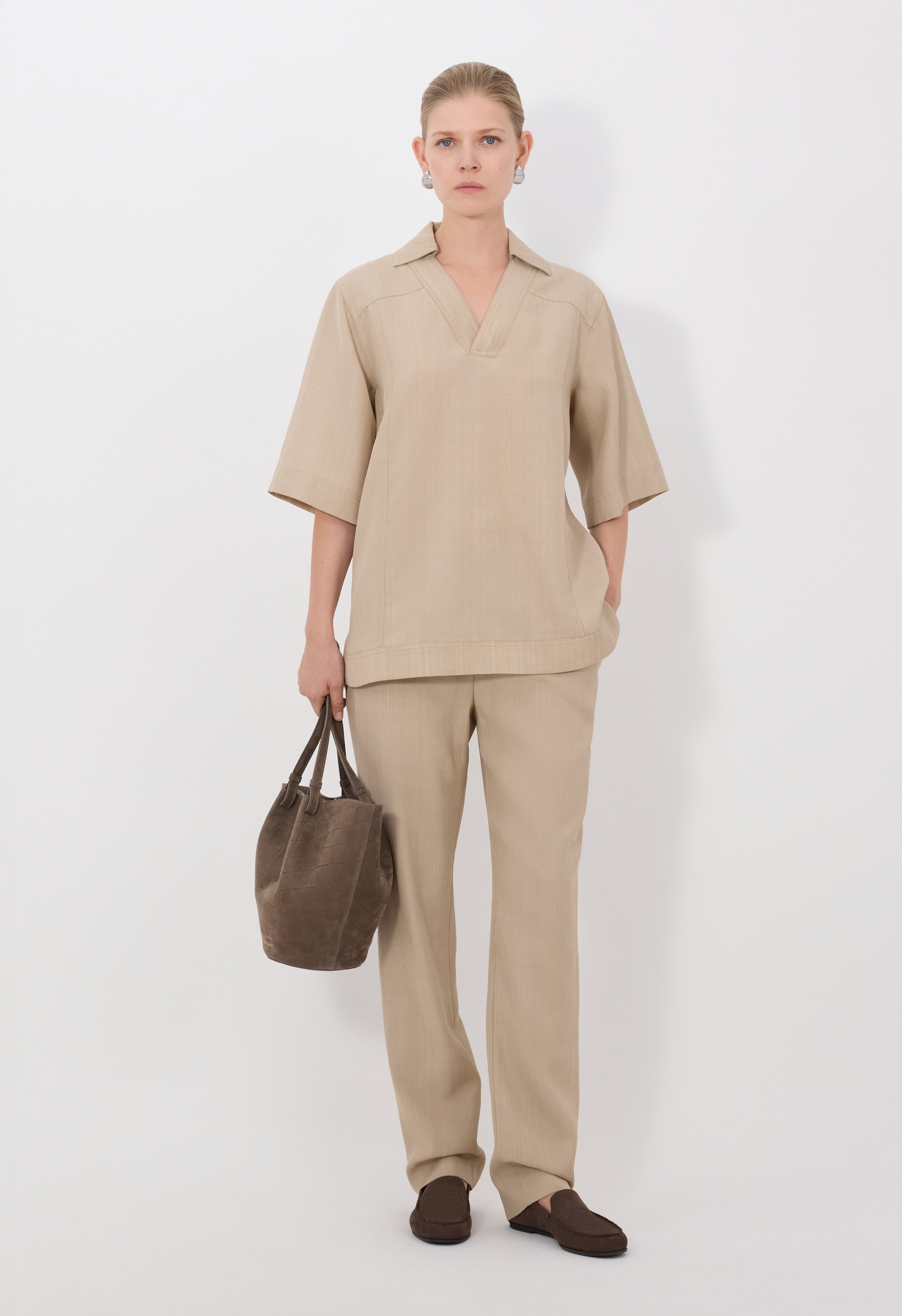 ERMO Oversized polo shirt