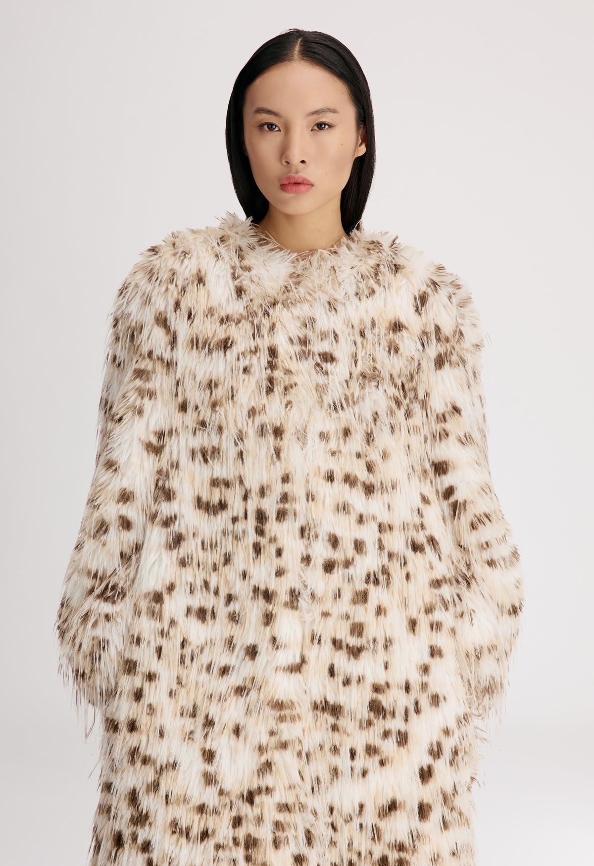 EYA Faux fur long coat