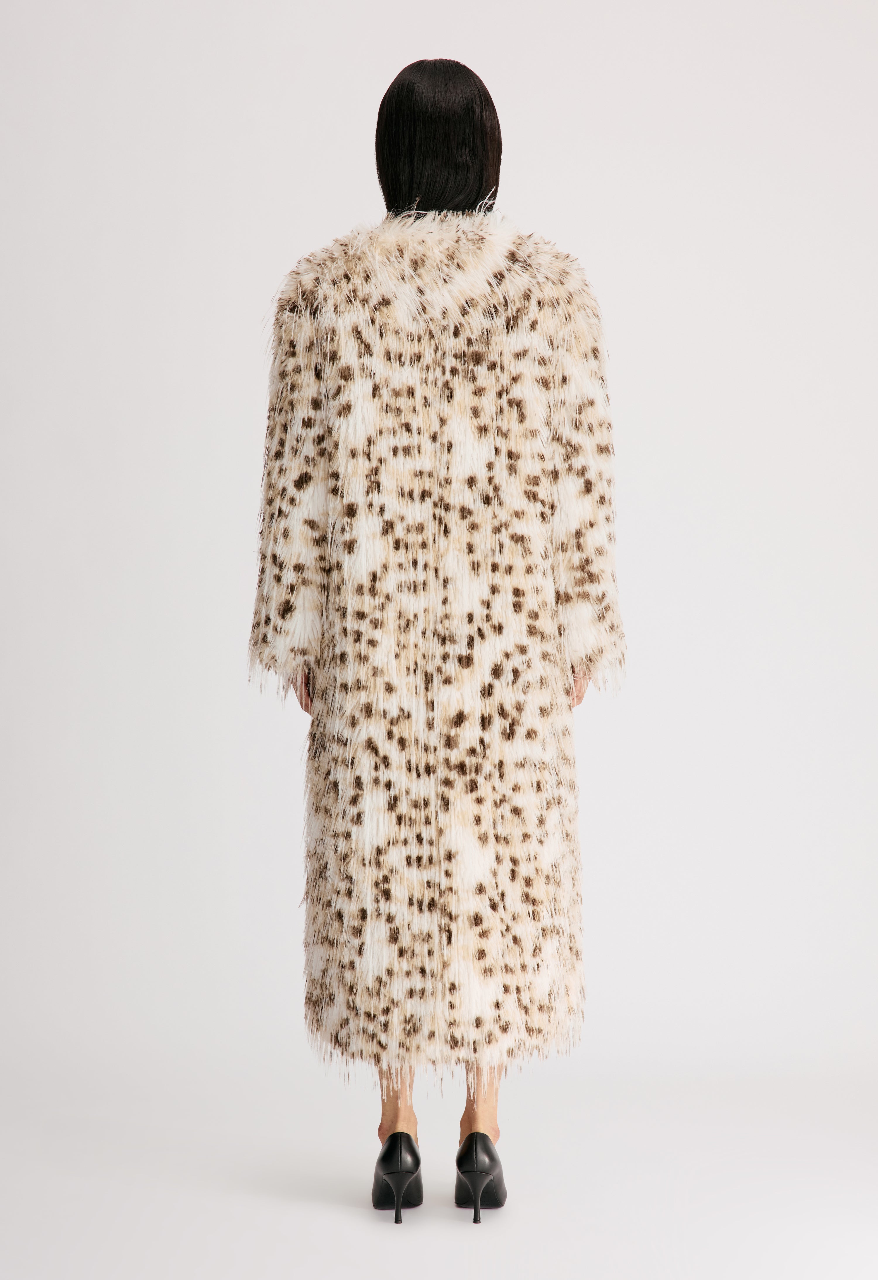 EYA Faux fur long coat