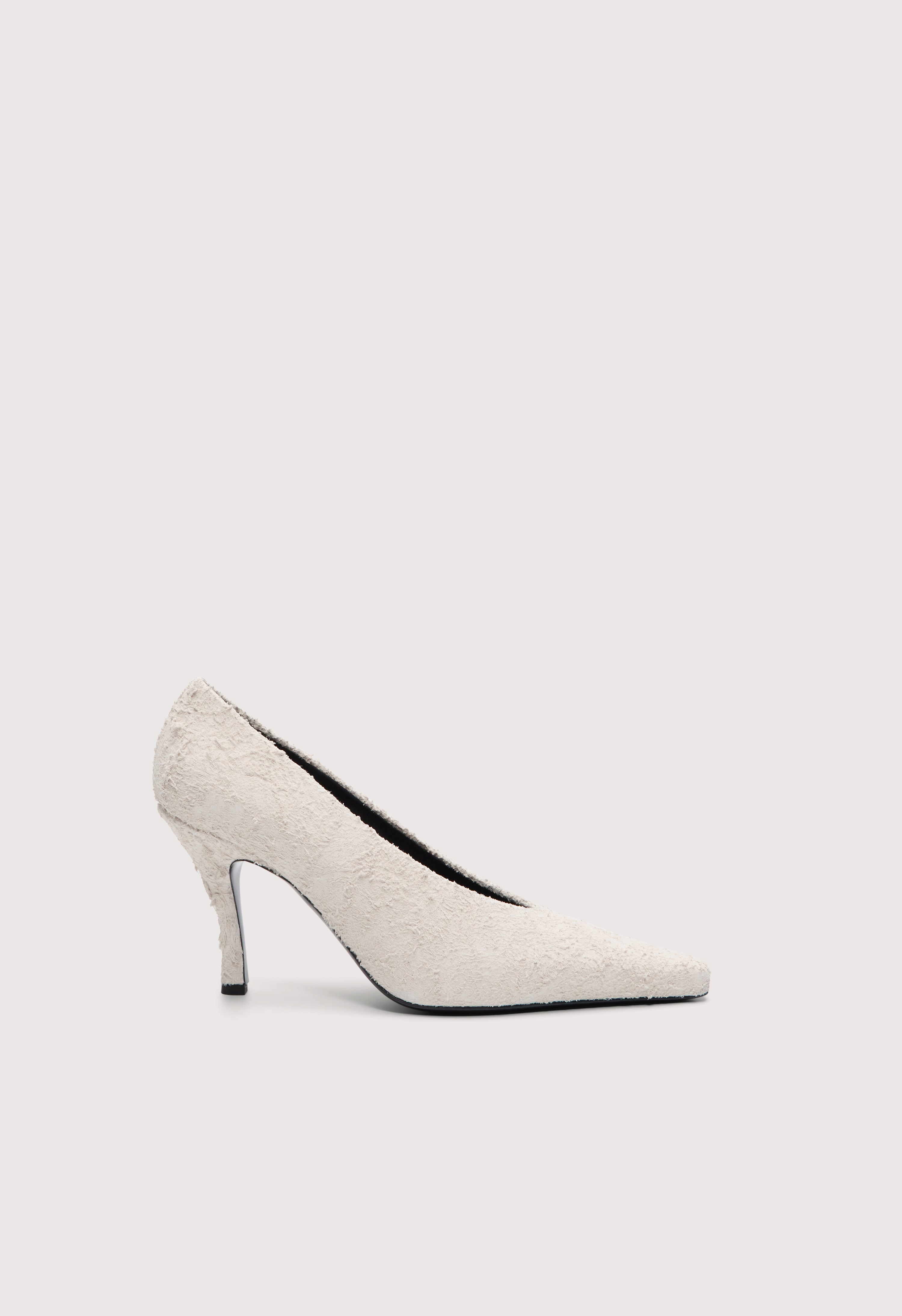 FAYE Distressed leather pumps