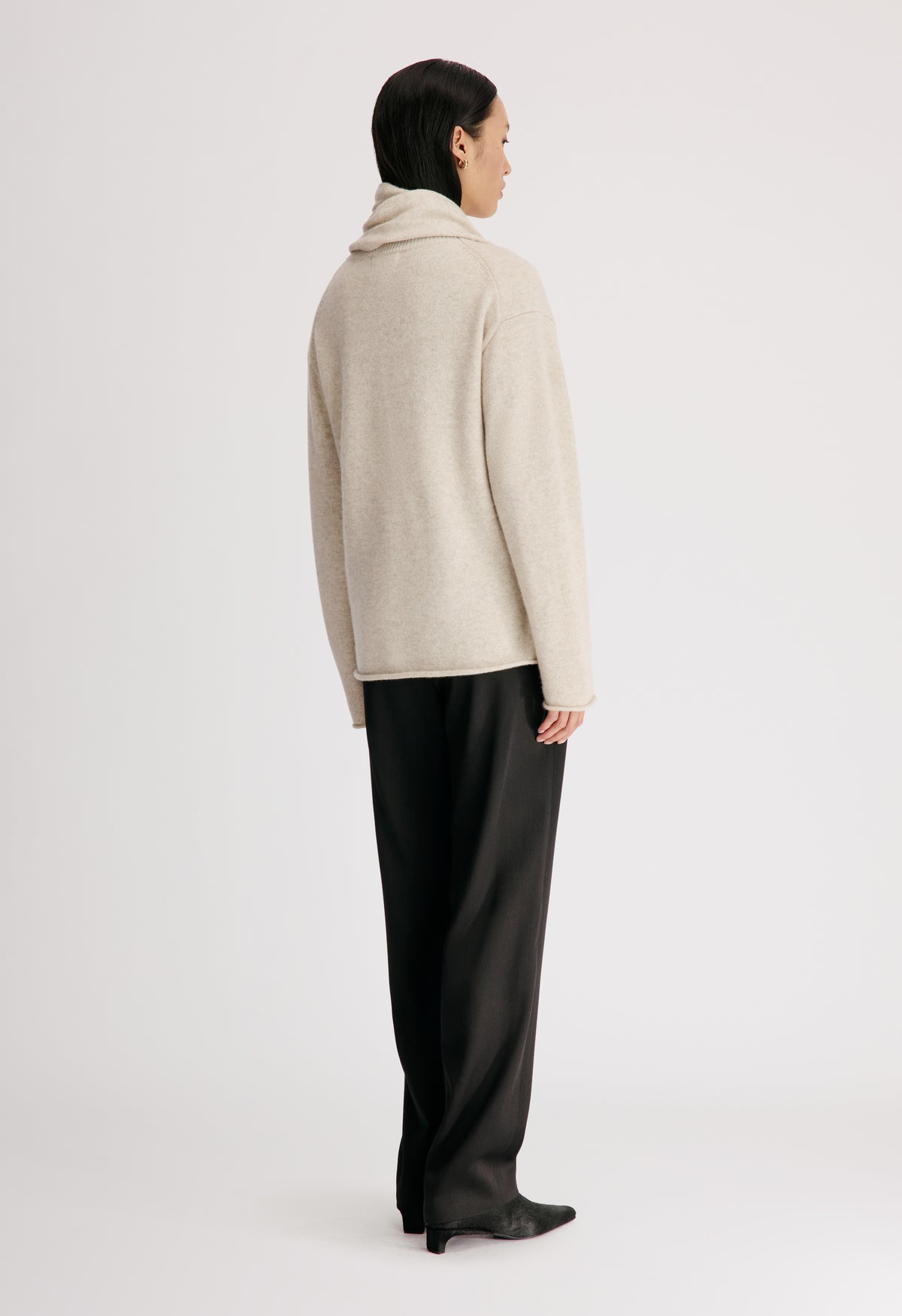 FRANCES Cashmere scarf sweater