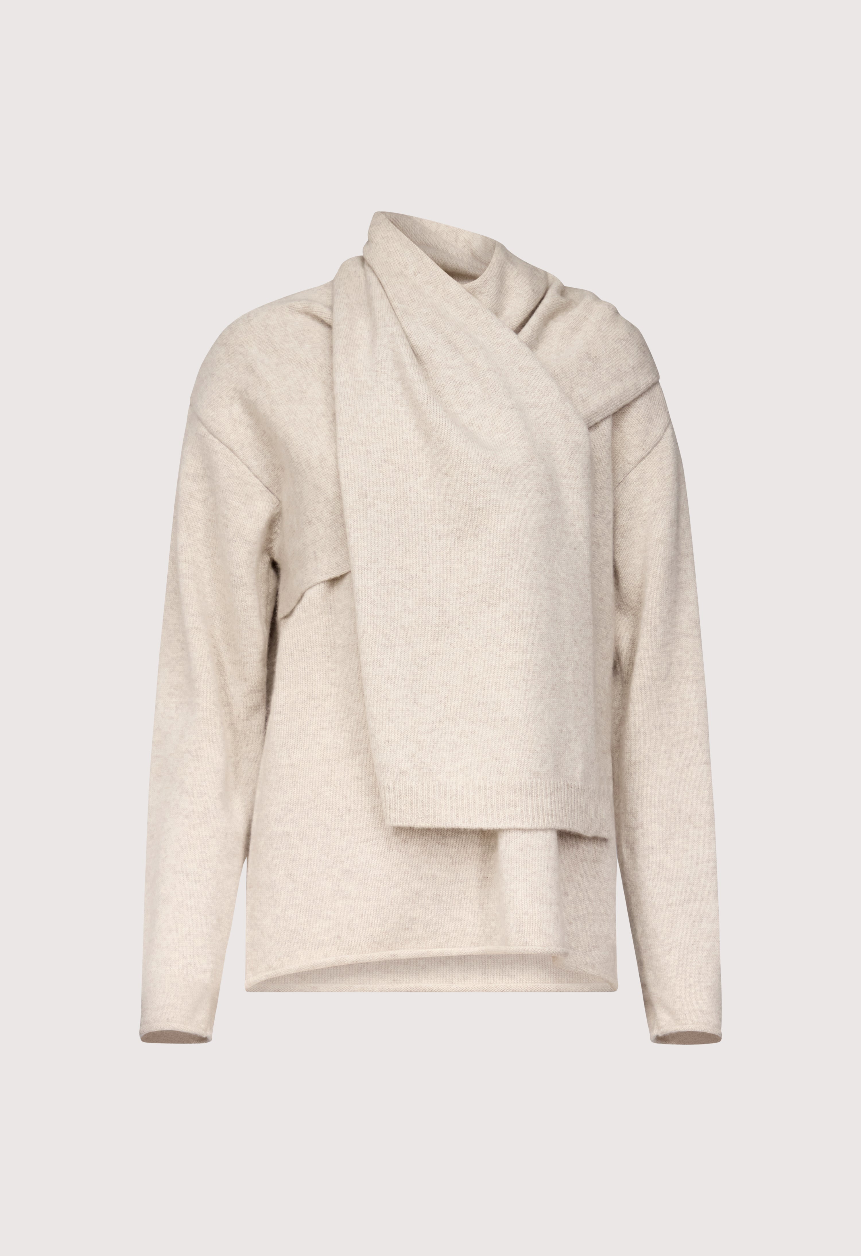 FRANCES Cashmere scarf sweater