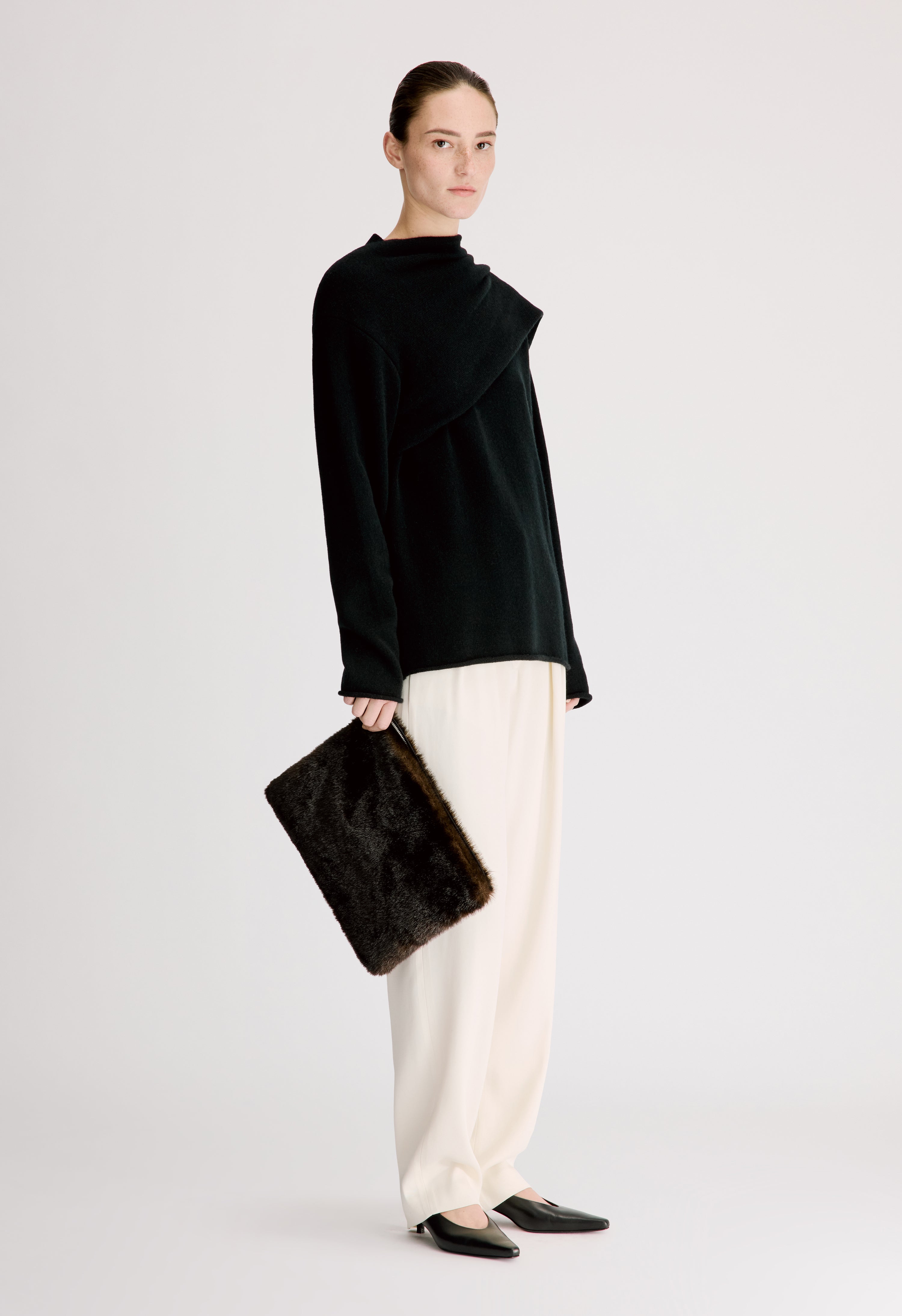 FRANCES Cashmere scarf sweater