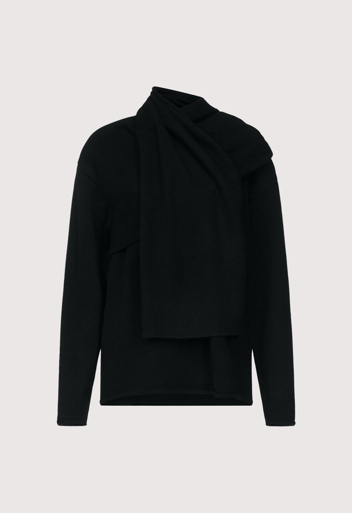 FRANCES Cashmere scarf sweater