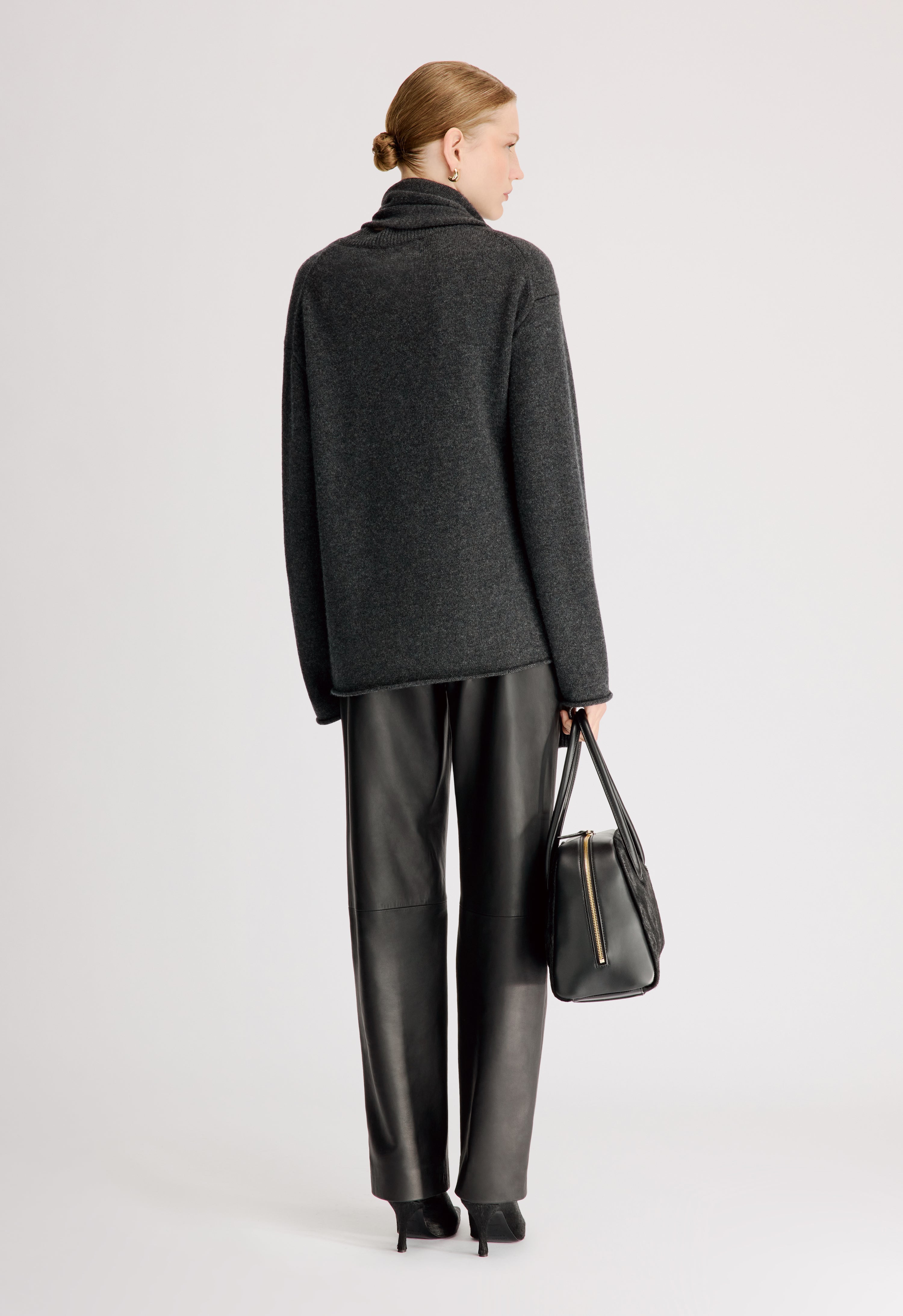 FRANCES Cashmere scarf sweater