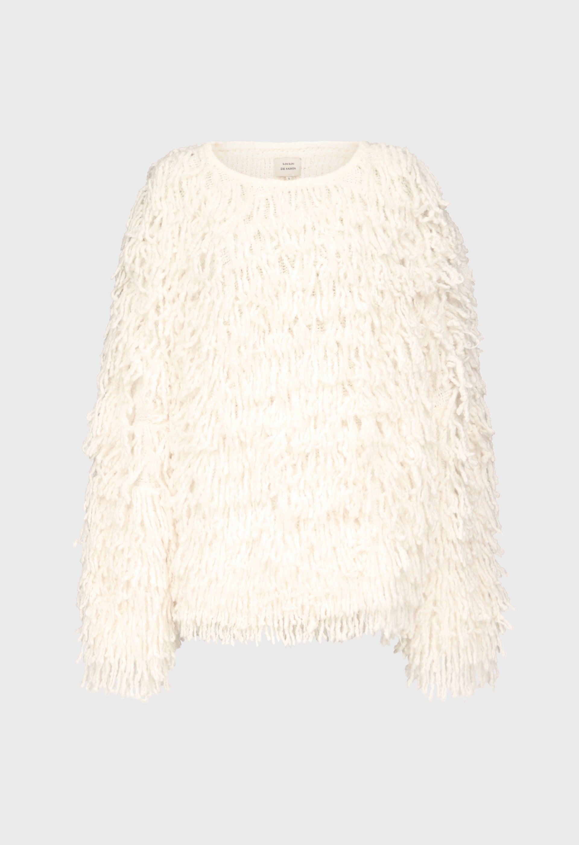 GABIN Alpaca fringes sweater