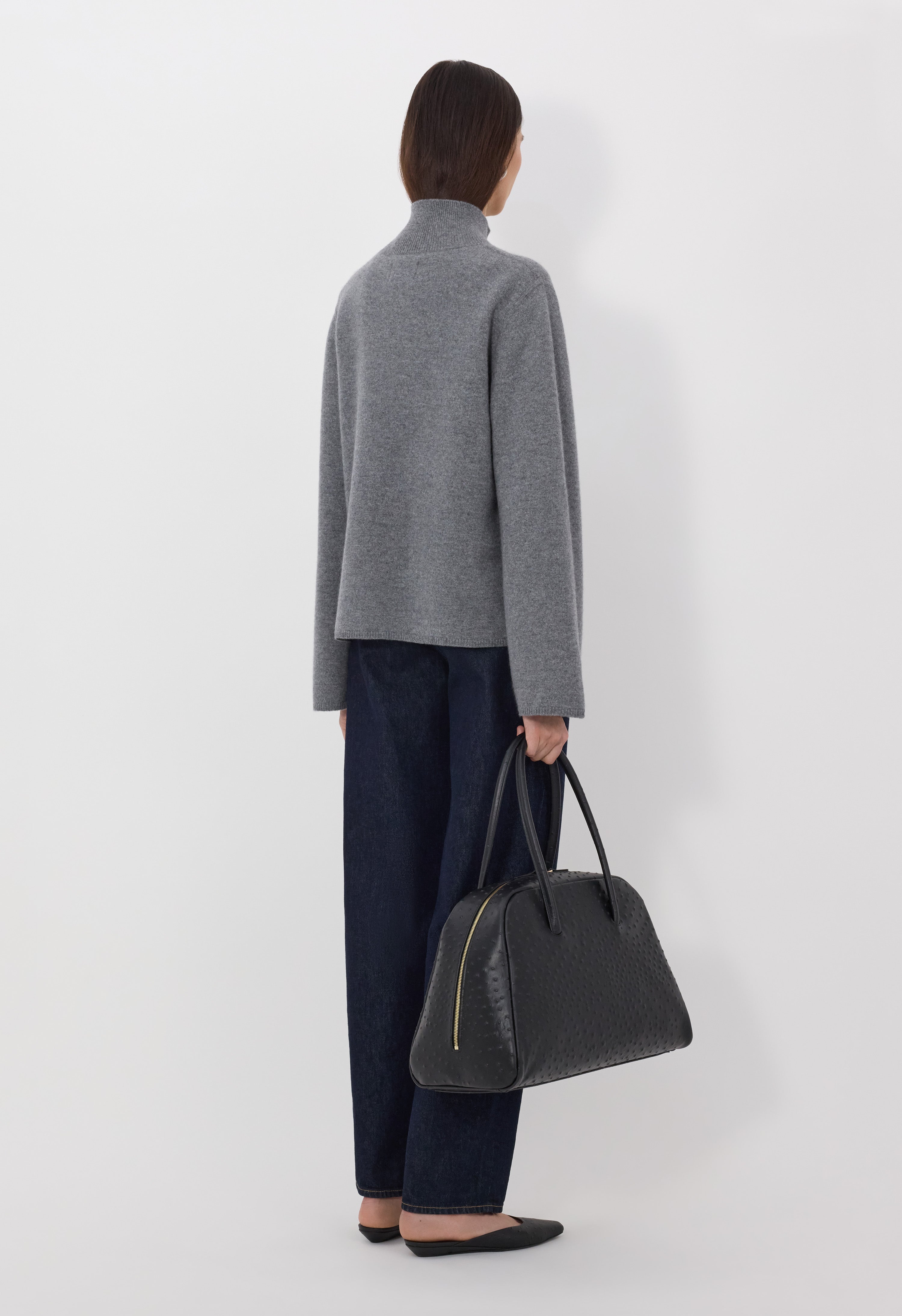 GABI Zipped cashmere cardigan