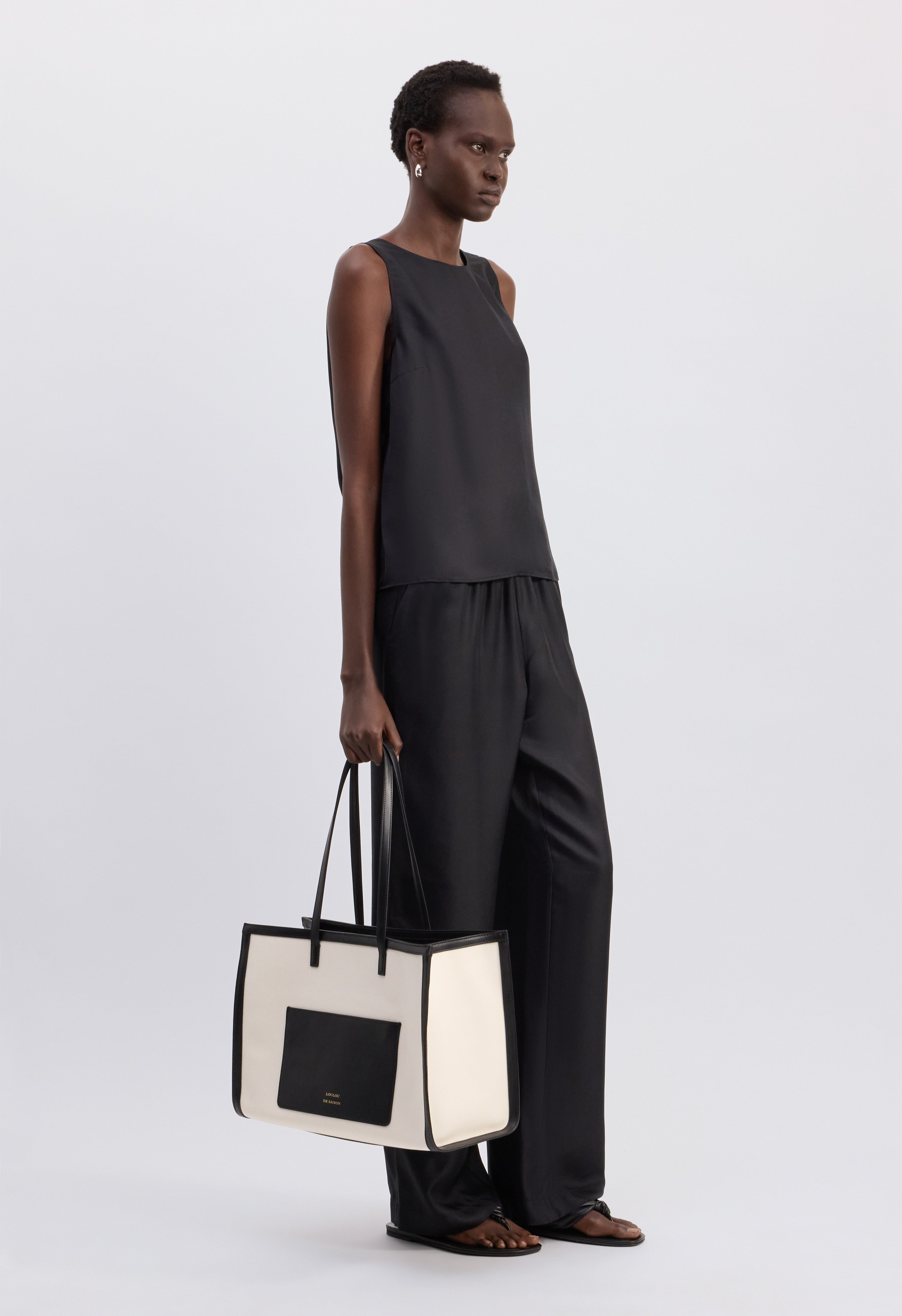 GEMA Sleeveless silk top