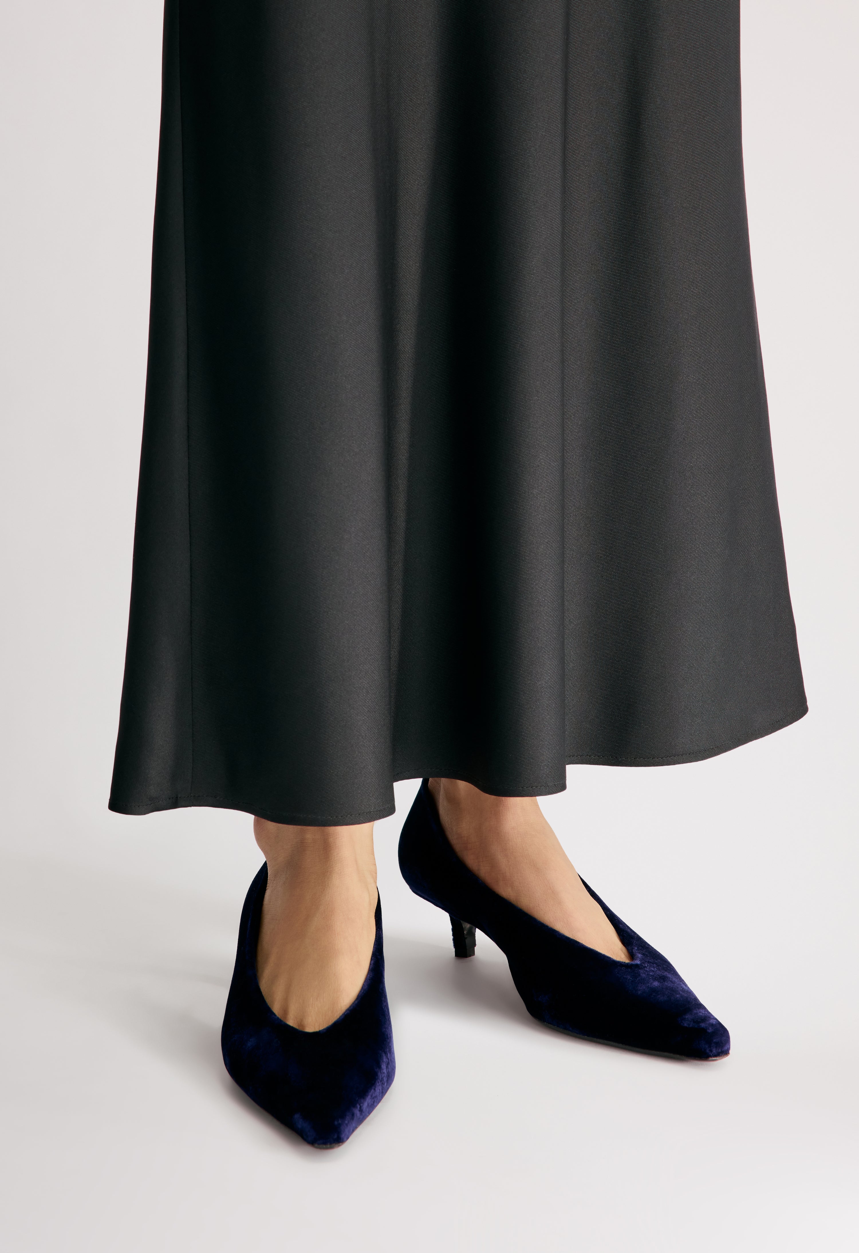 GIADA Velvet kitten heels