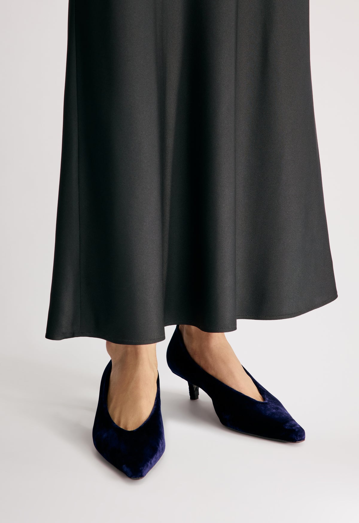 GIADA Velvet kitten heels
