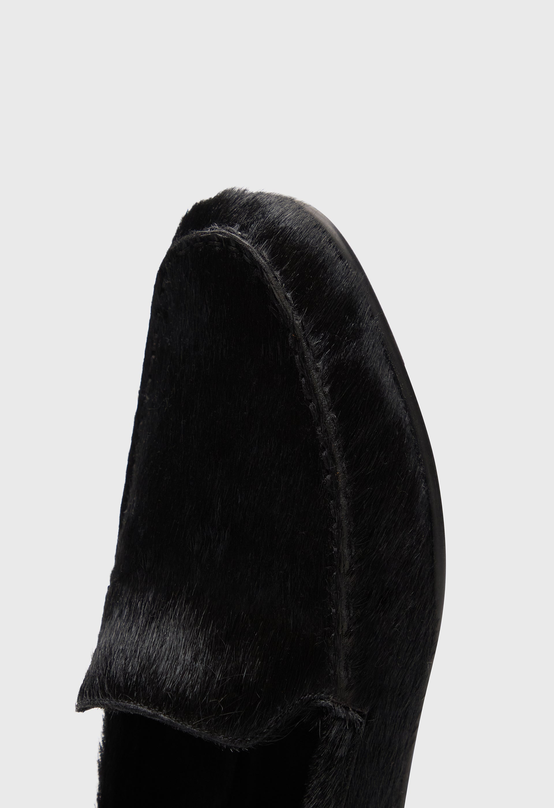 GLENN Pony-effect leather loafers