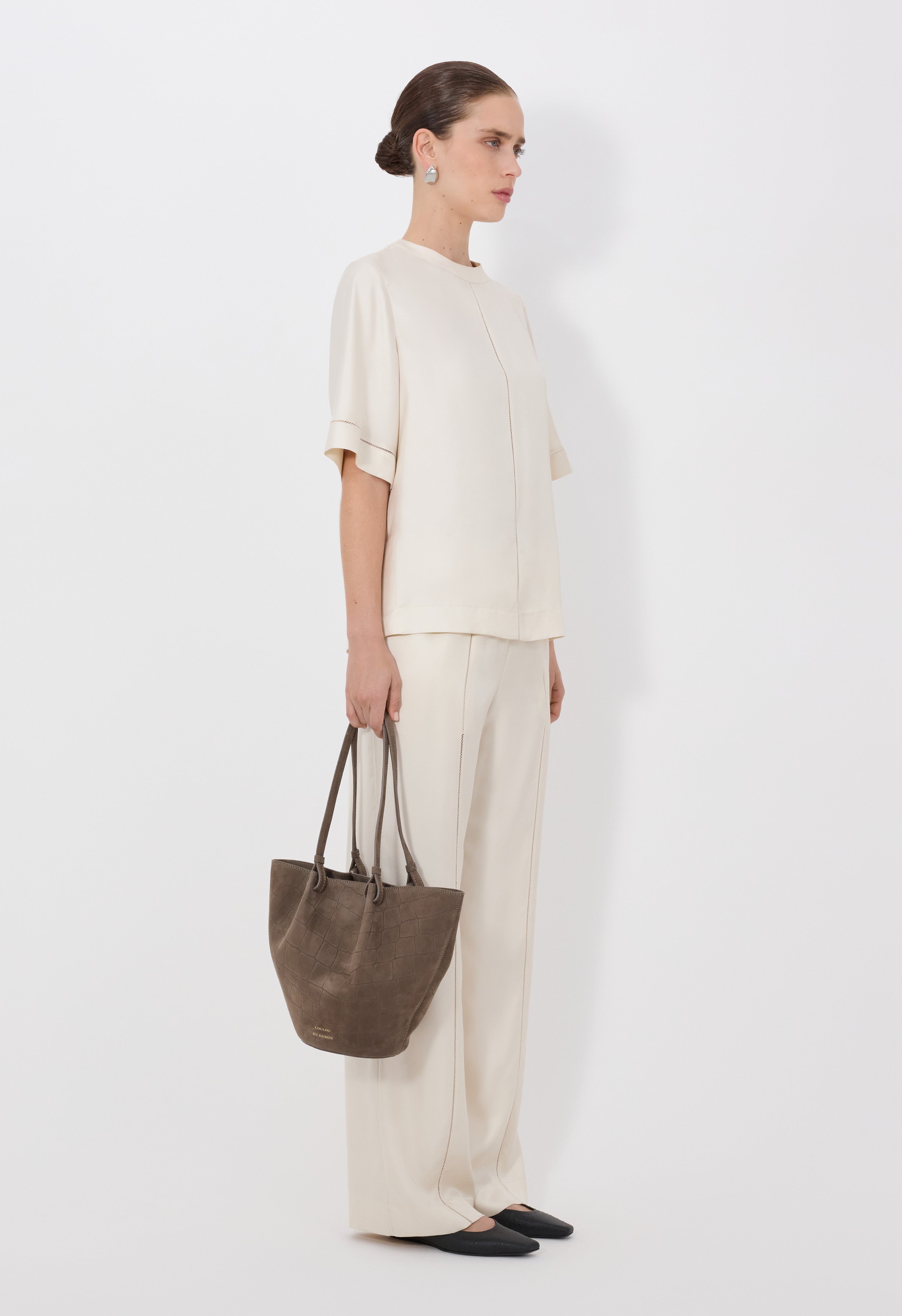 HAVANA Silk twill top