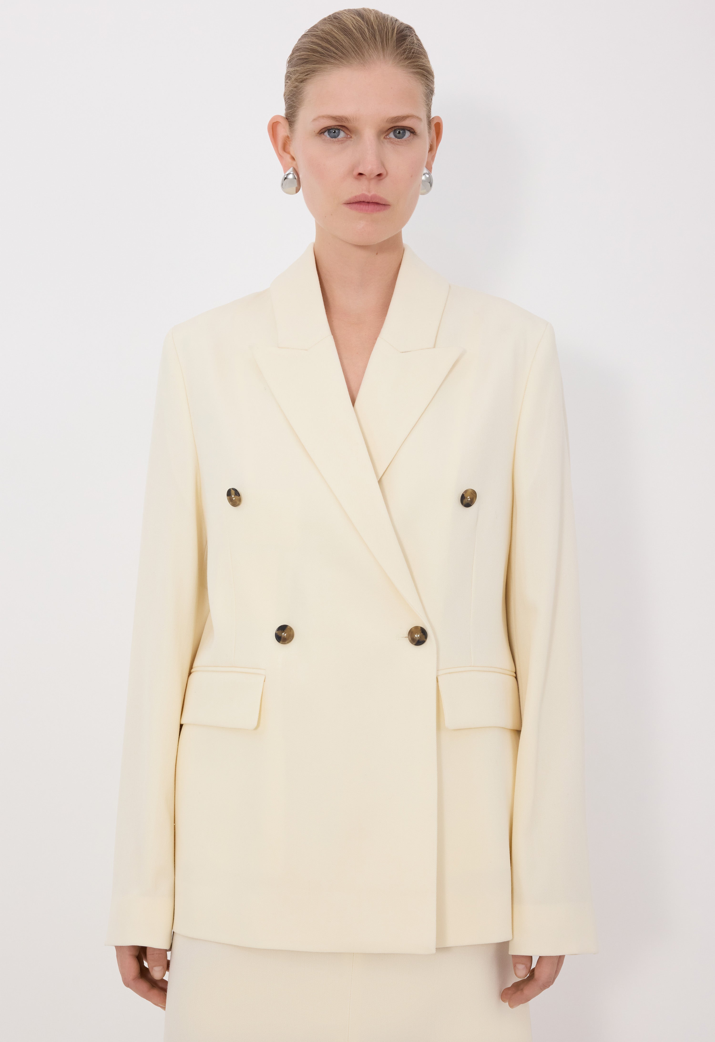 HORN LDS Wool blend double breasted jacket