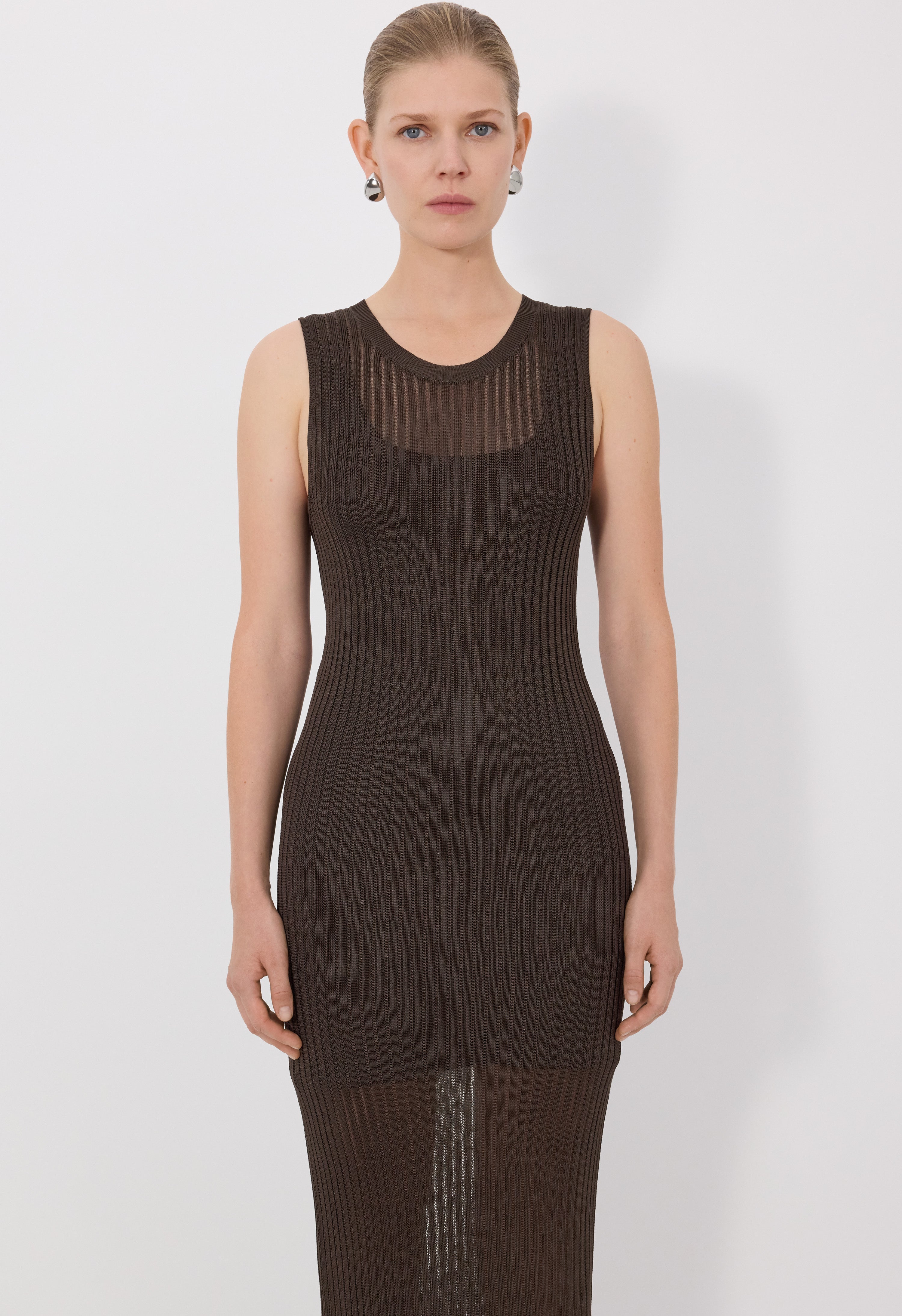 ICARIA Semi-sheer dress