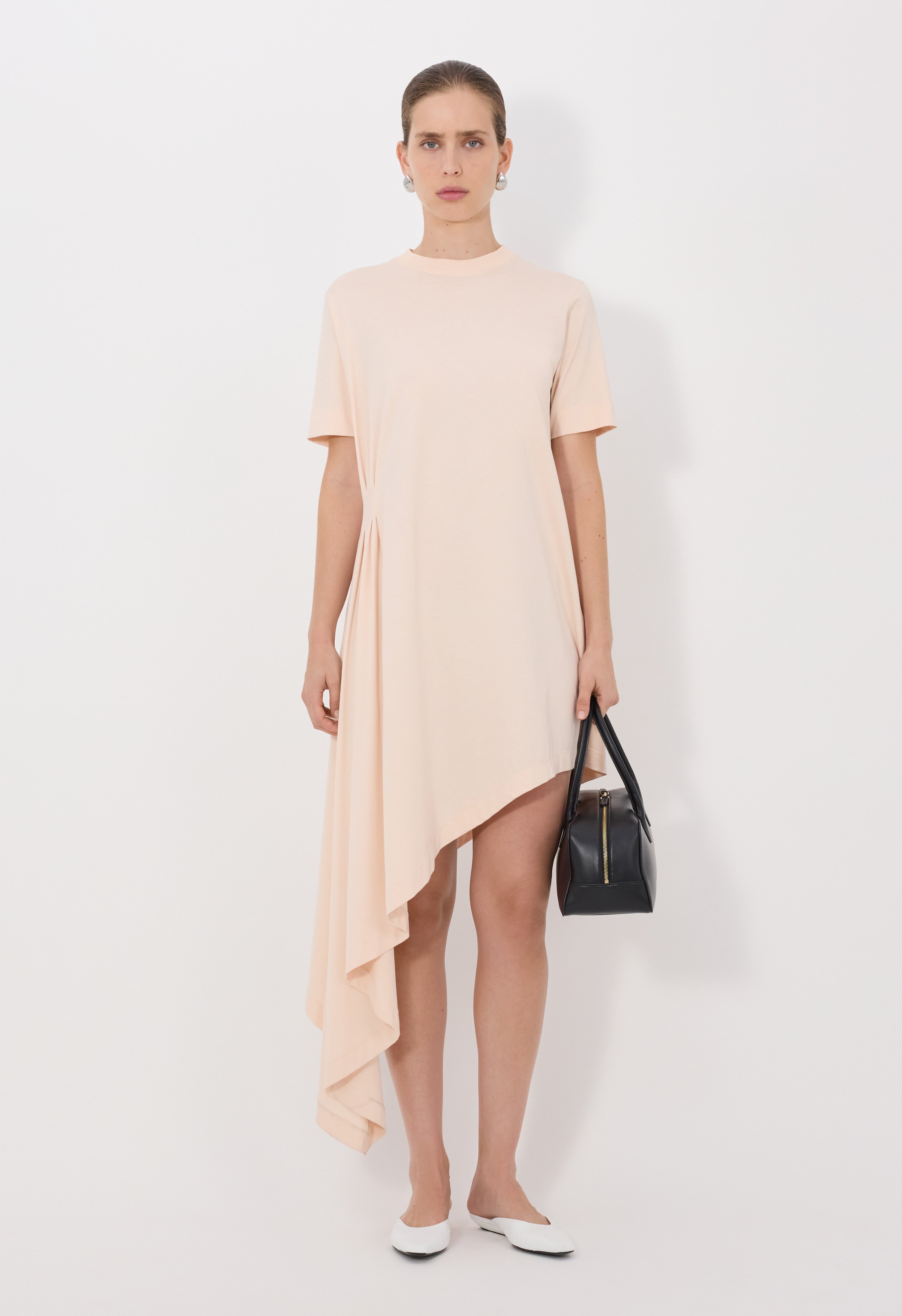 IGARI Asymmetric T-shirt dress