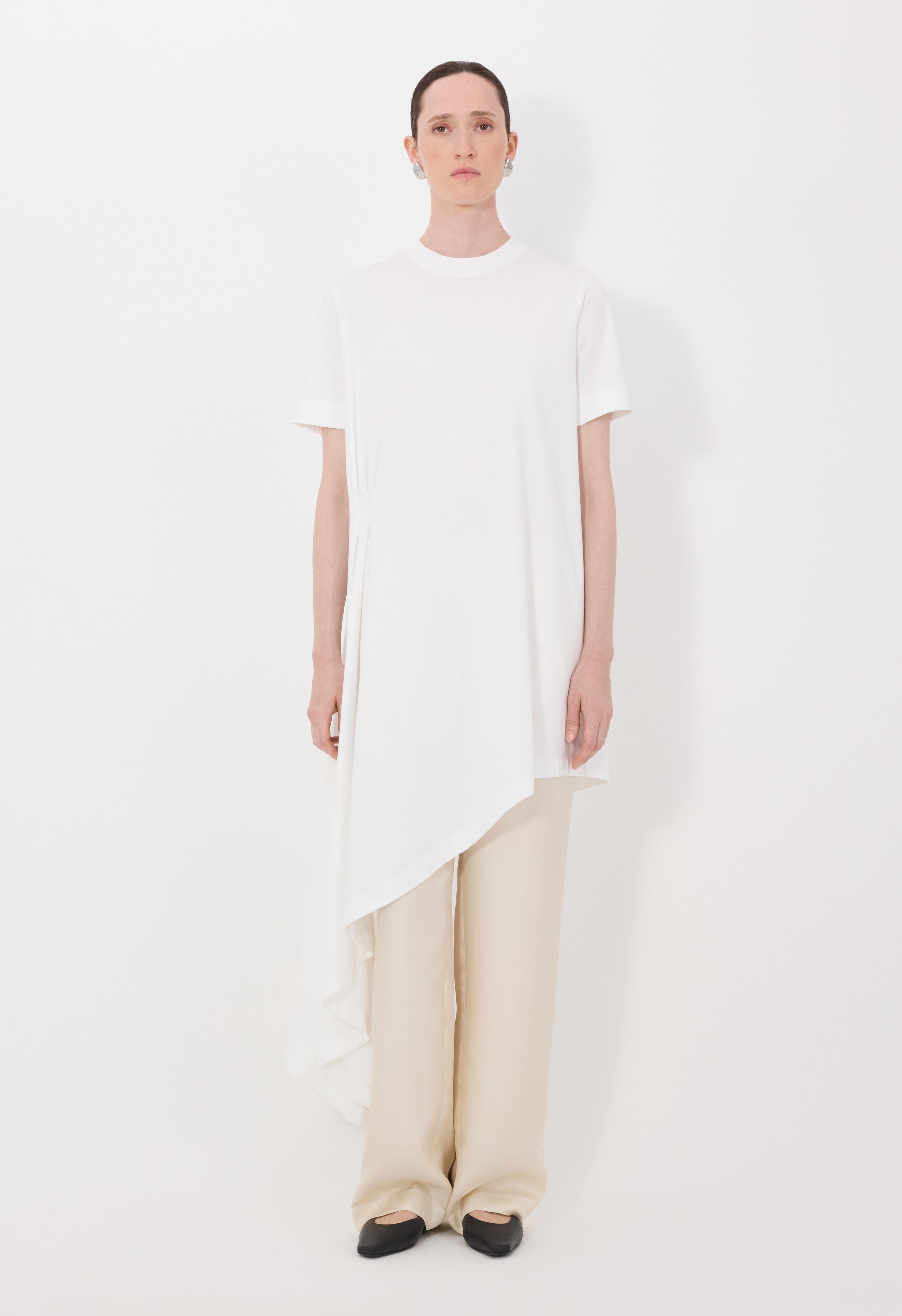 IGARI Asymmetric T-shirt dress