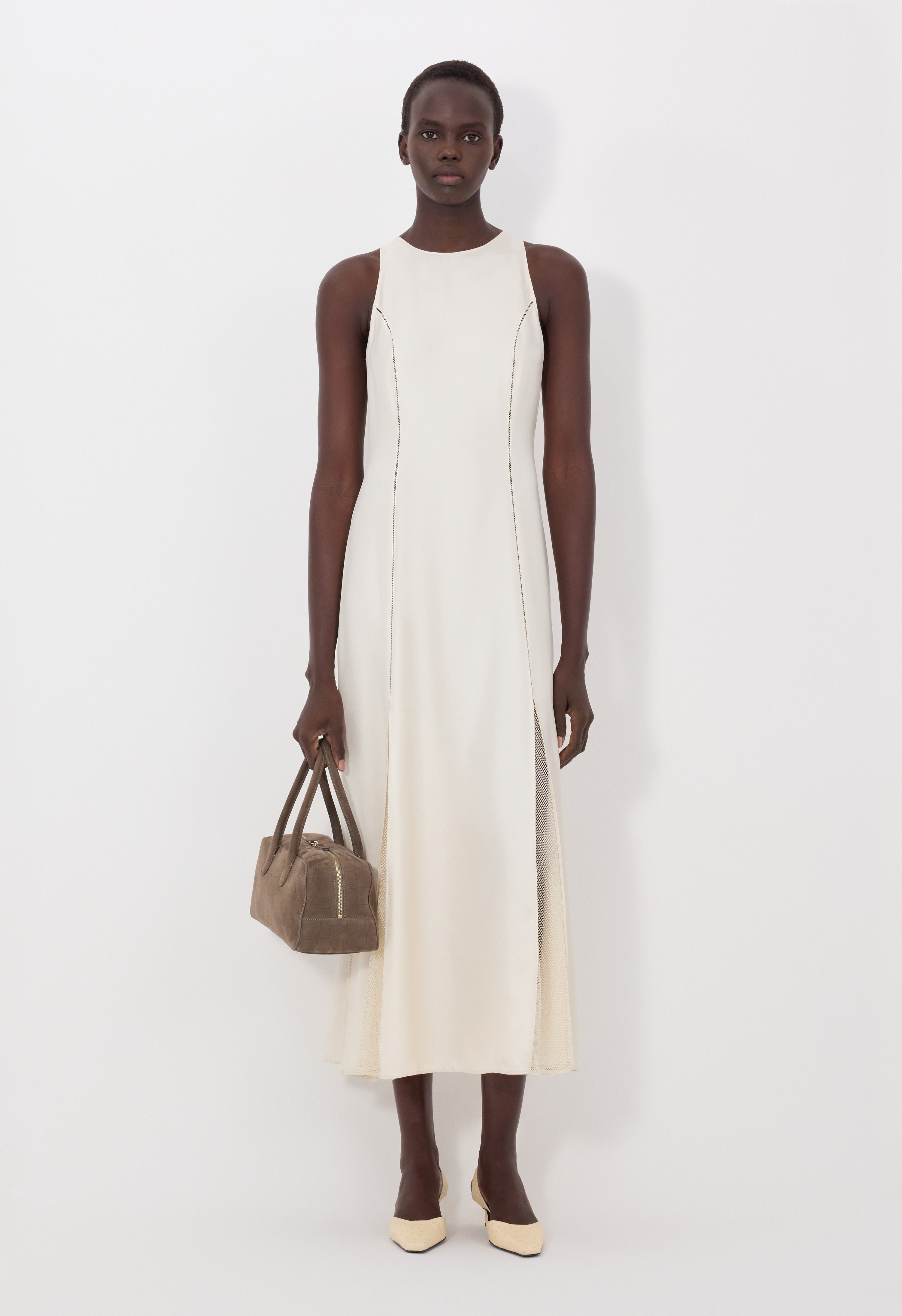 IRAKA Silk twill dress