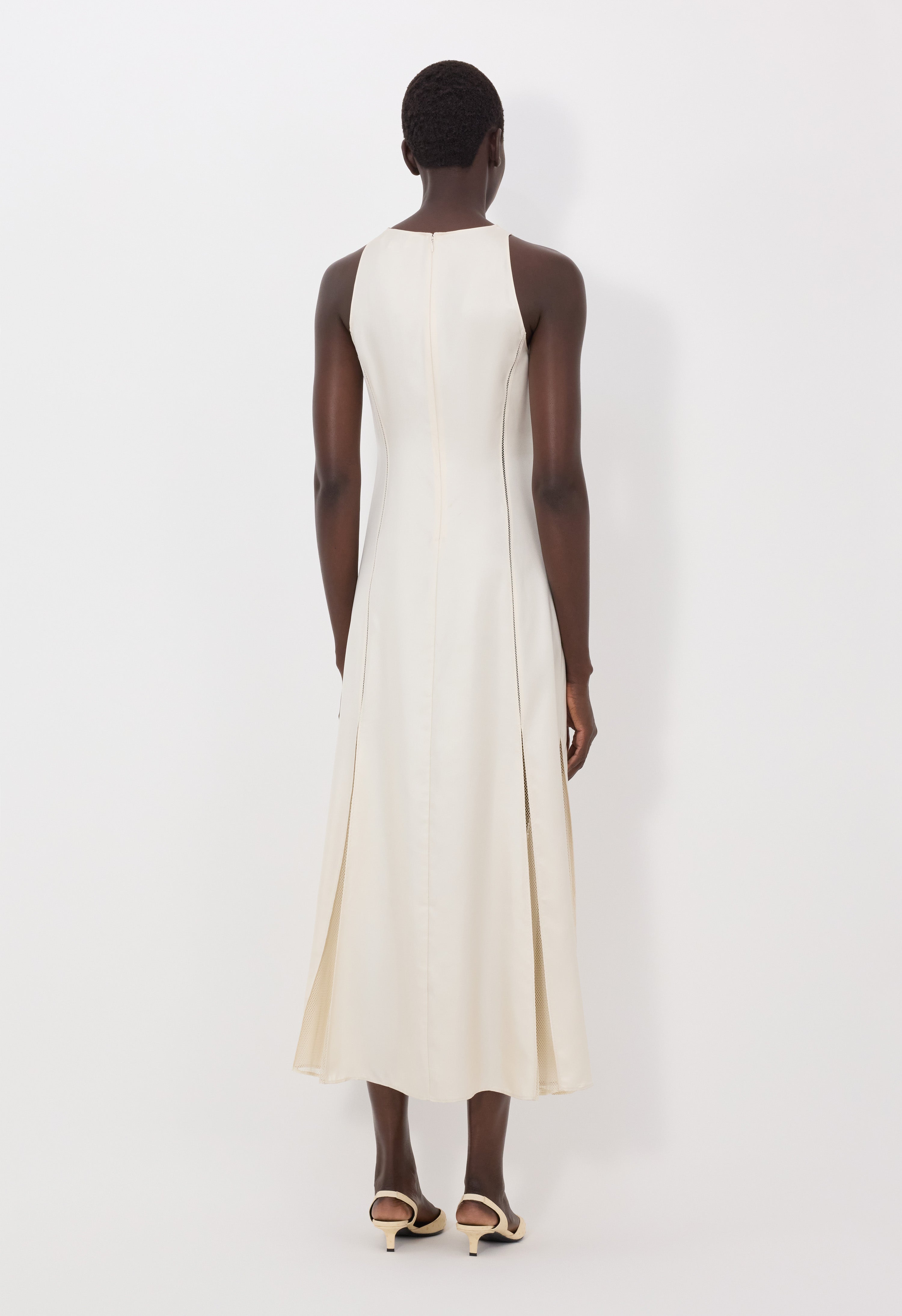 IRAKA Silk twill dress