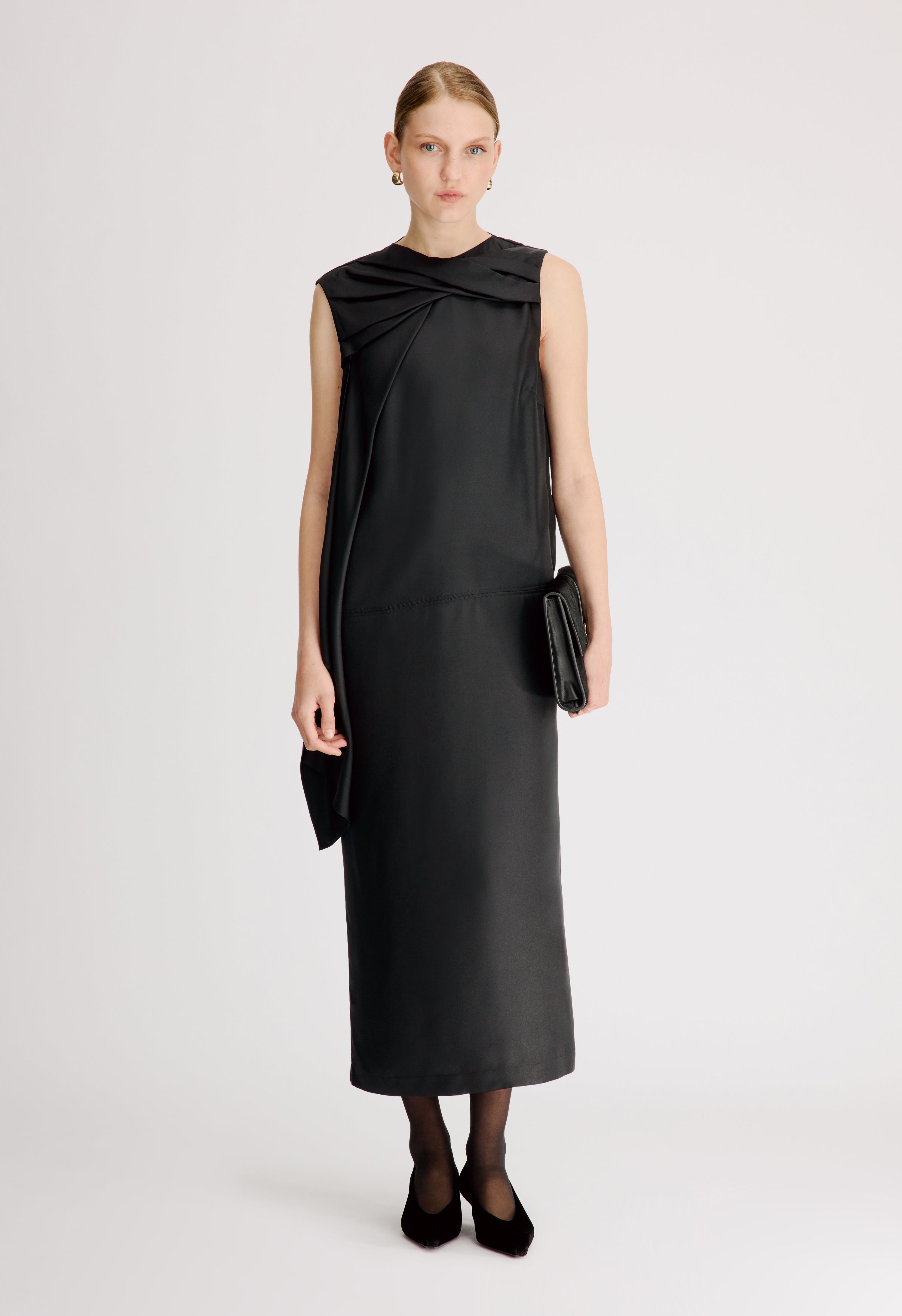 IZIA Silk twill dress