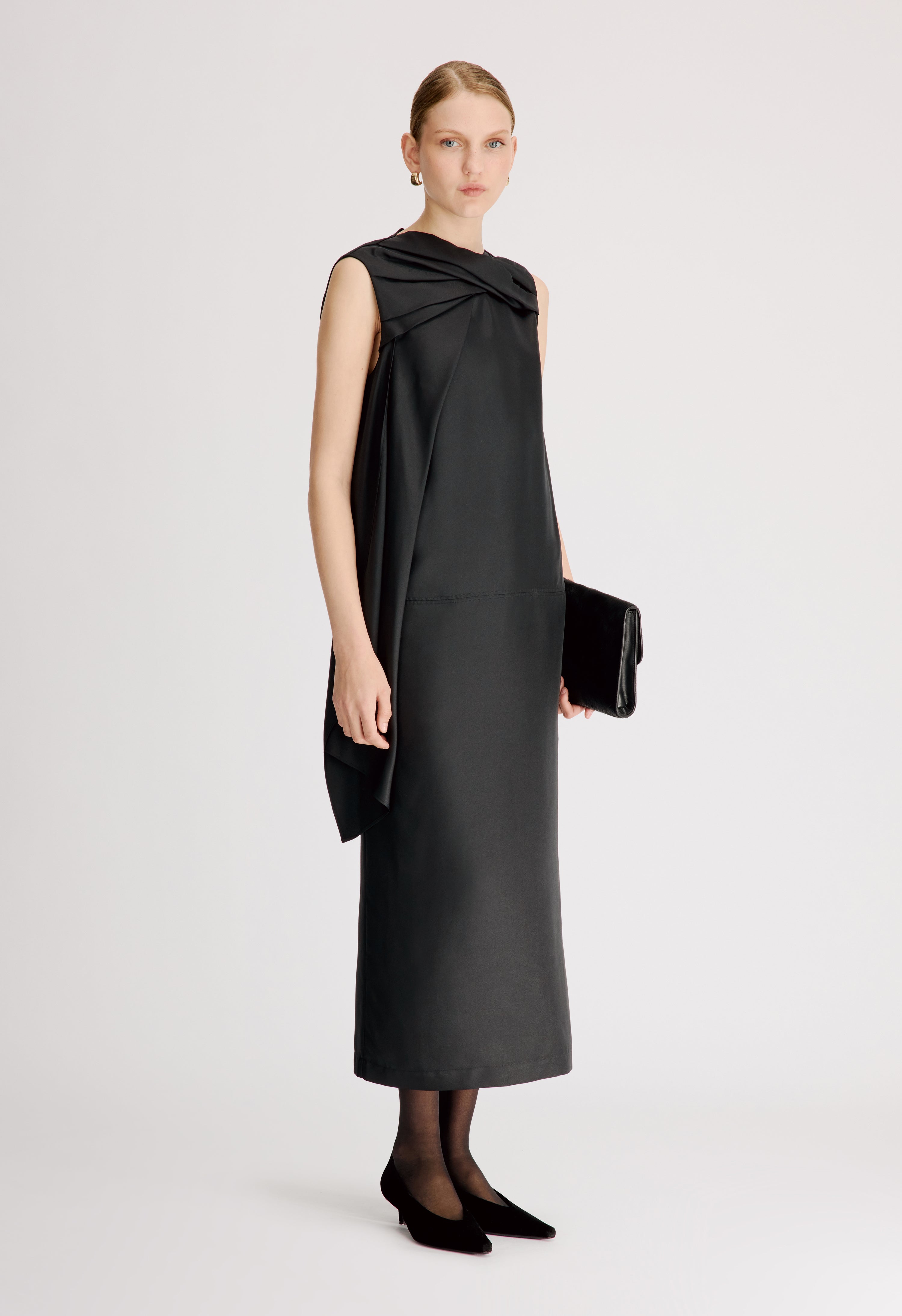 IZIA Silk twill dress