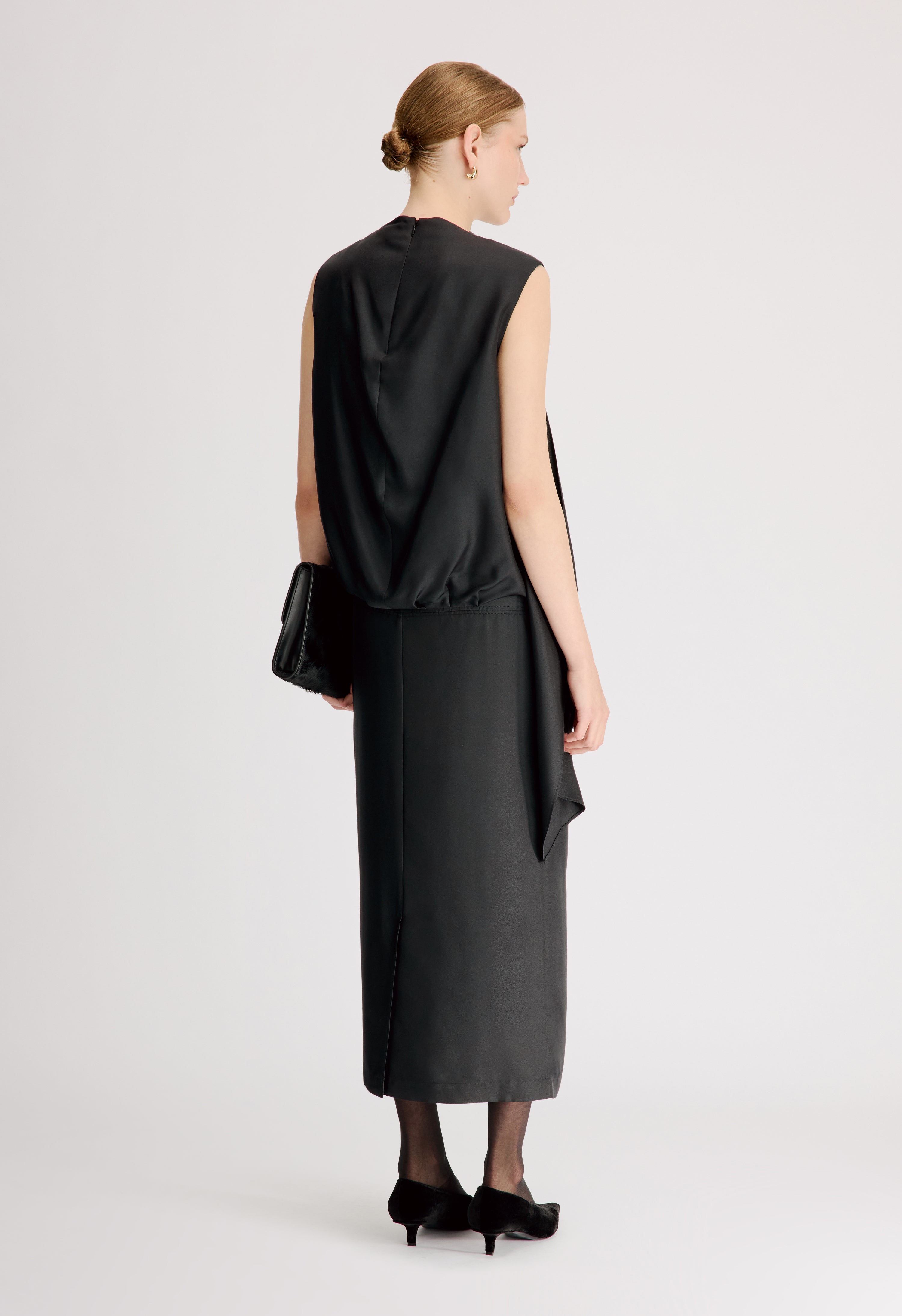 IZIA Silk twill dress