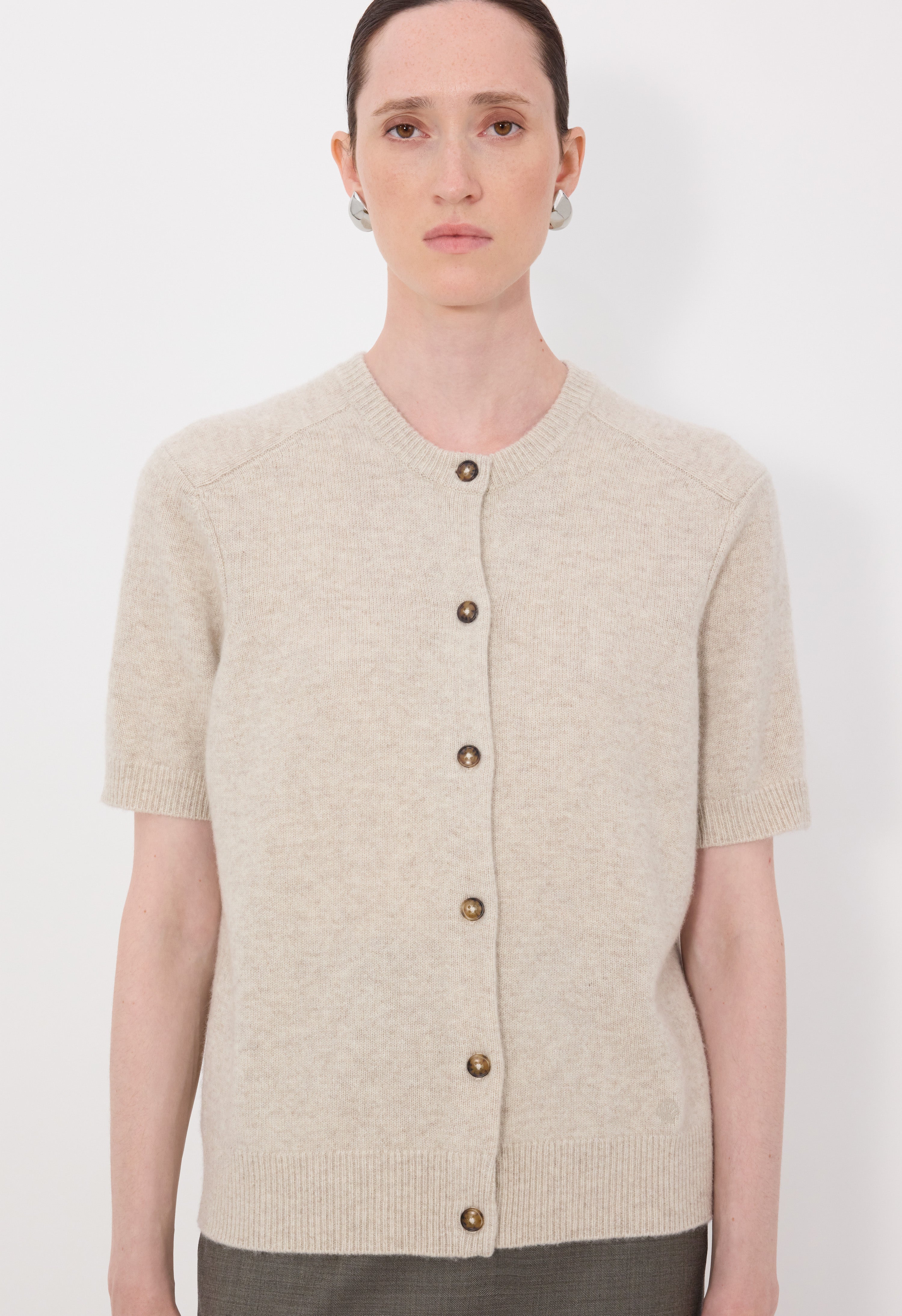 JODI Cardigan à manches courtes en cachemire