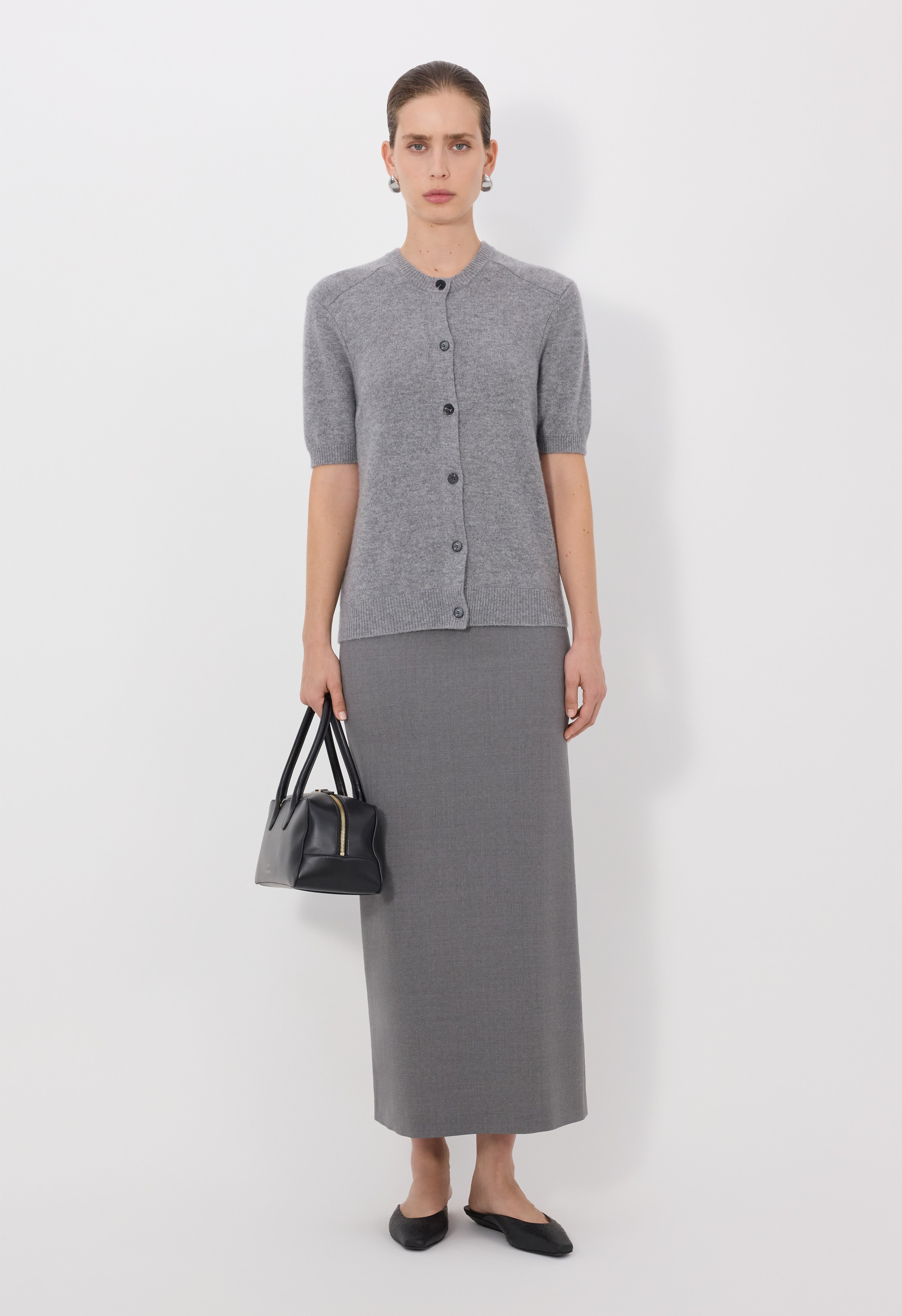 JODI Cardigan à manches courtes en cachemire